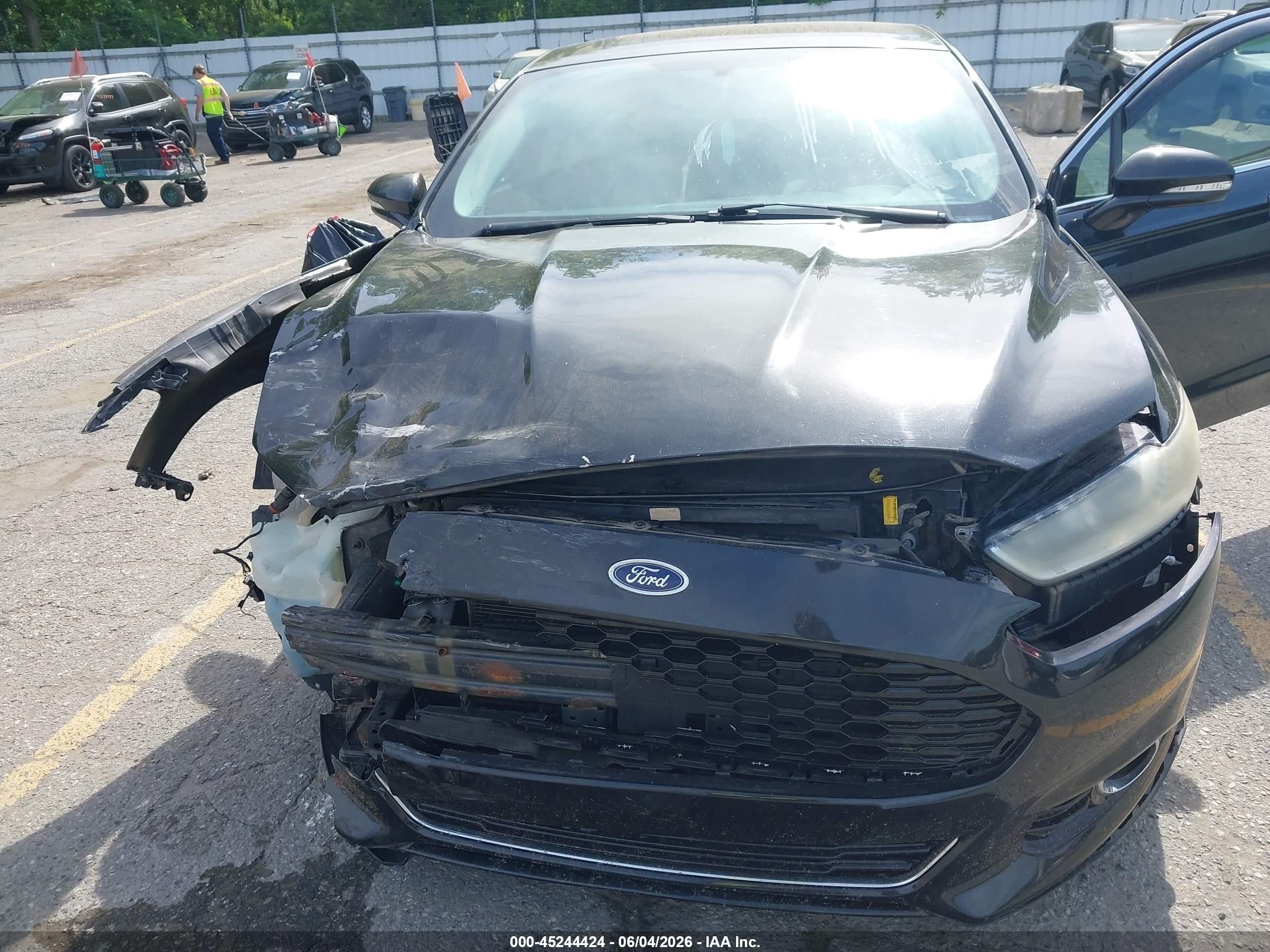 2014 Ford Fusion Titanium Black vin: 3FA6P0K91ER112997