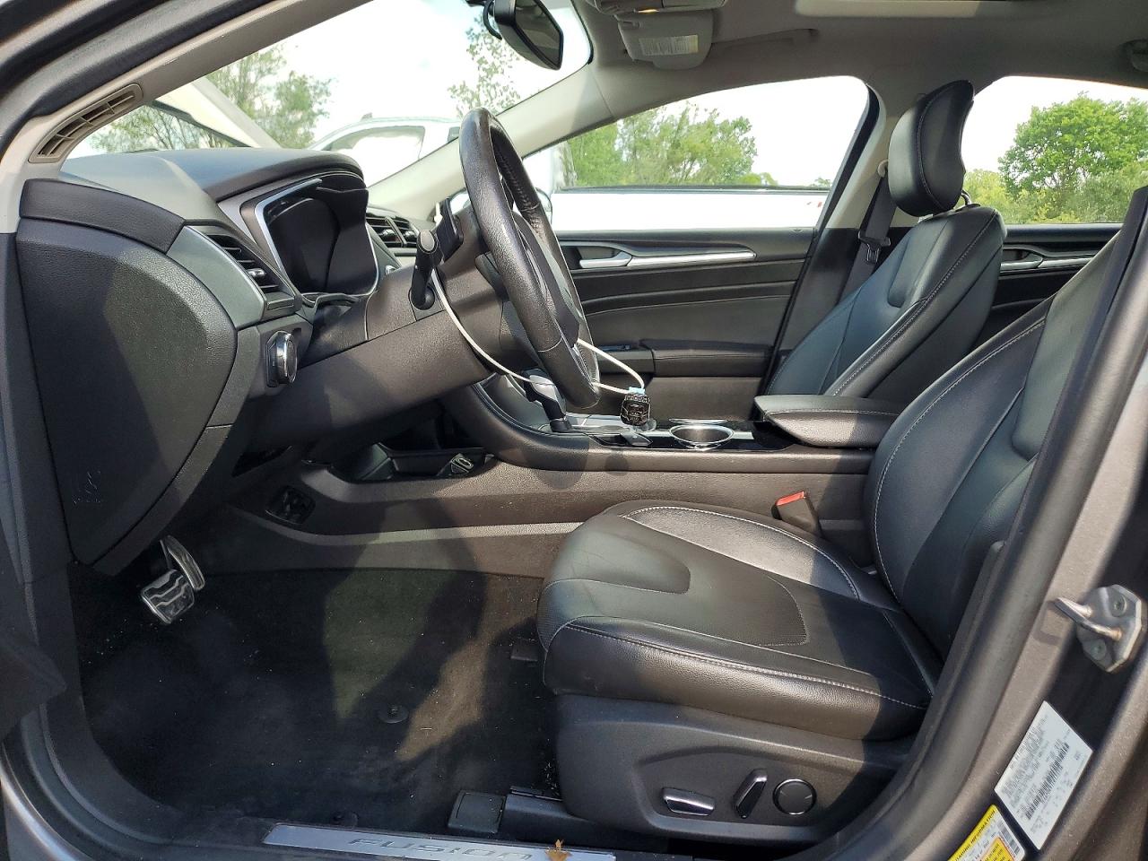 2014 Ford Fusion Titanium Gray vin: 3FA6P0K91ER123238