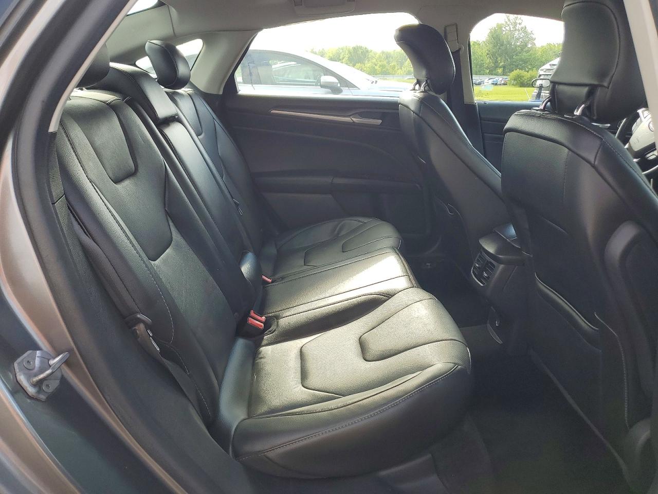 2014 Ford Fusion Titanium Gray vin: 3FA6P0K91ER123238