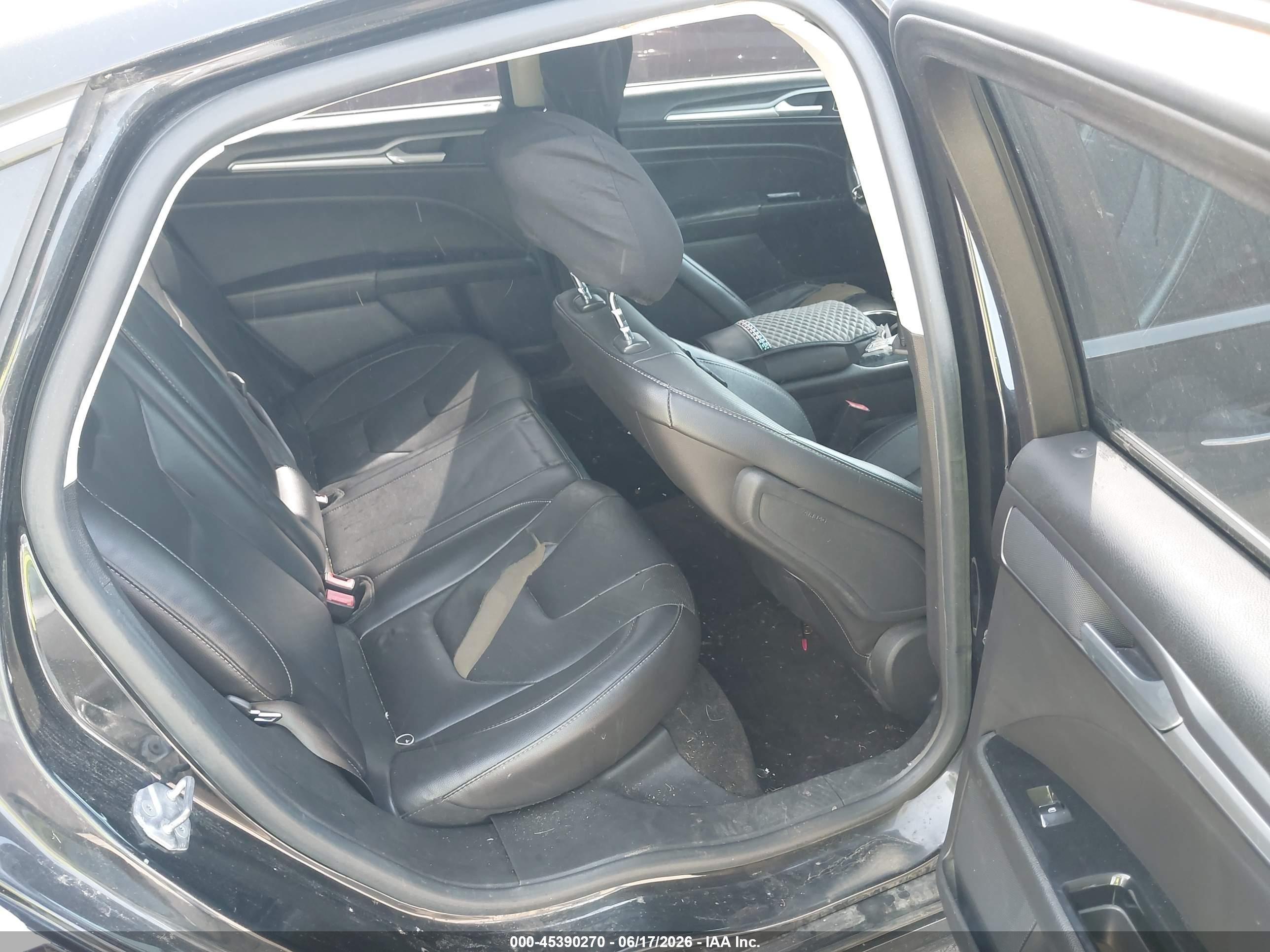 2014 Ford Fusion Titanium Black vin: 3FA6P0K91ER217992