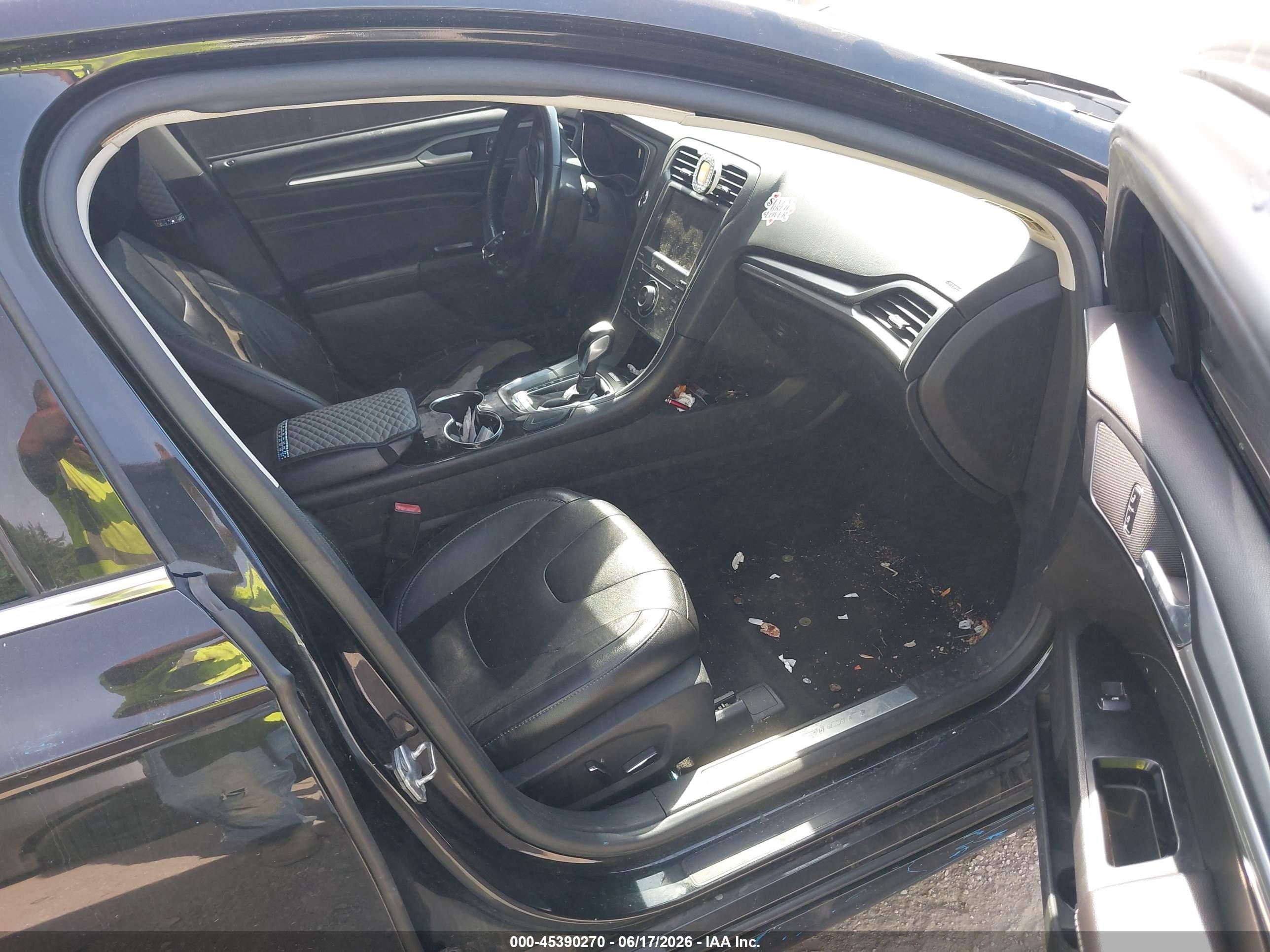 2014 Ford Fusion Titanium Black vin: 3FA6P0K91ER217992