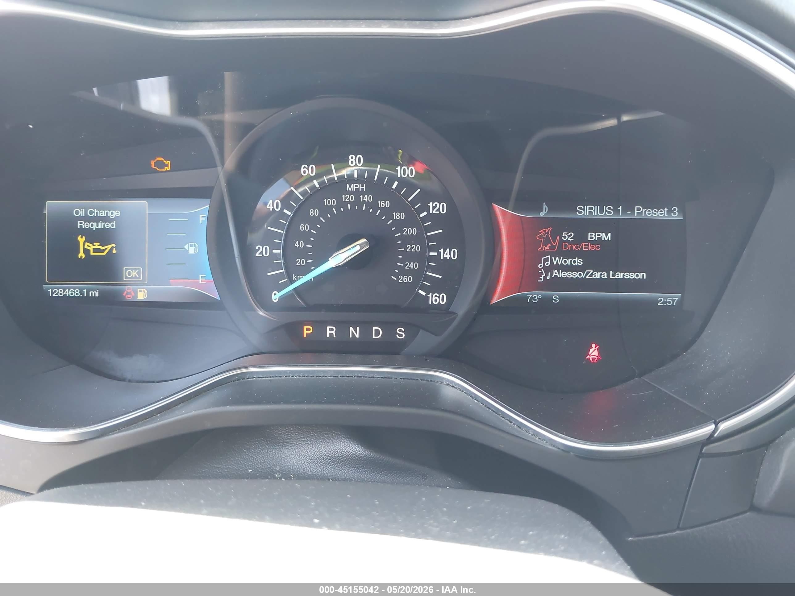 2014 Ford Fusion Titanium Silver vin: 3FA6P0K91ER283572