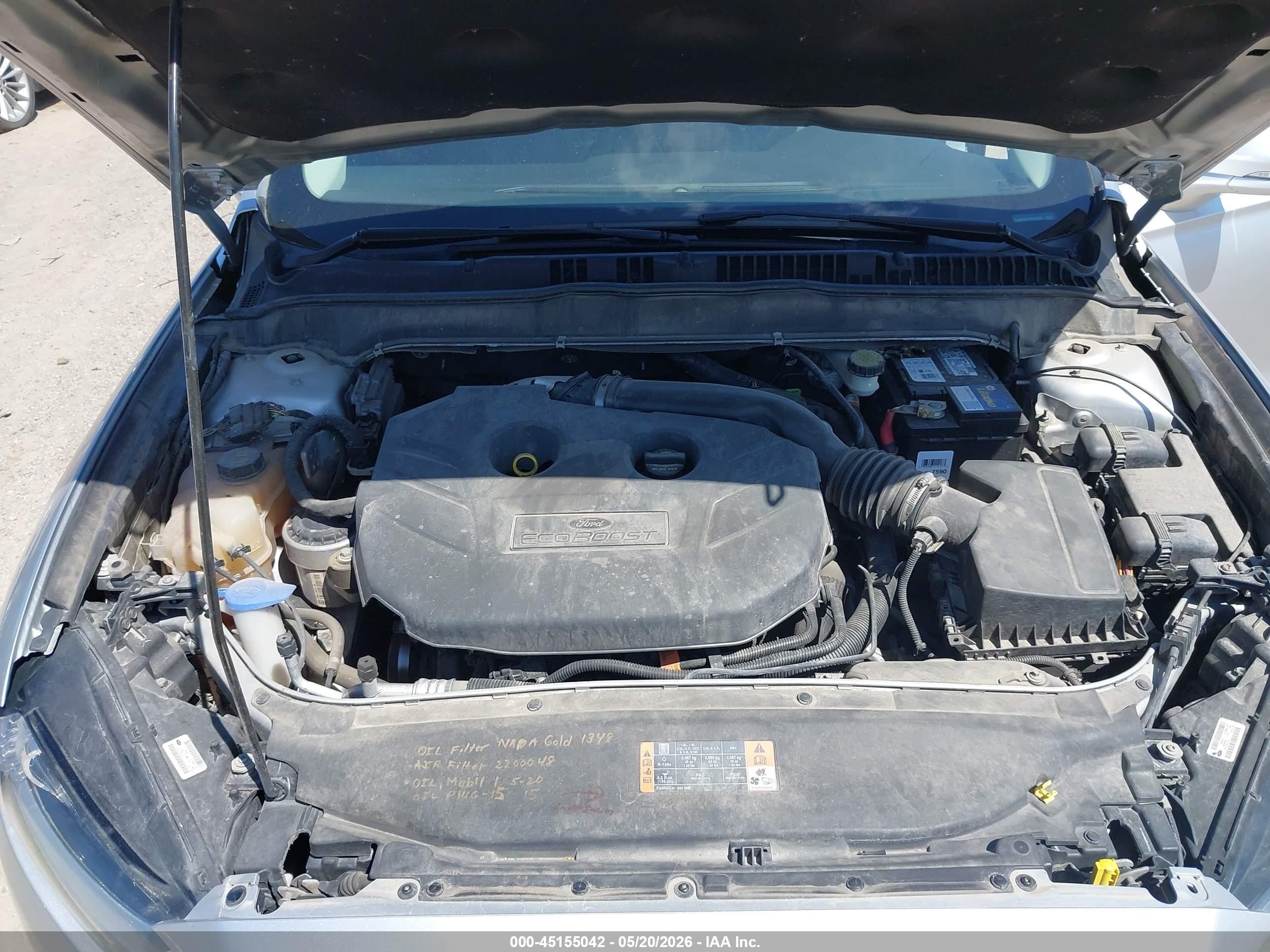 2014 Ford Fusion Titanium Silver vin: 3FA6P0K91ER283572