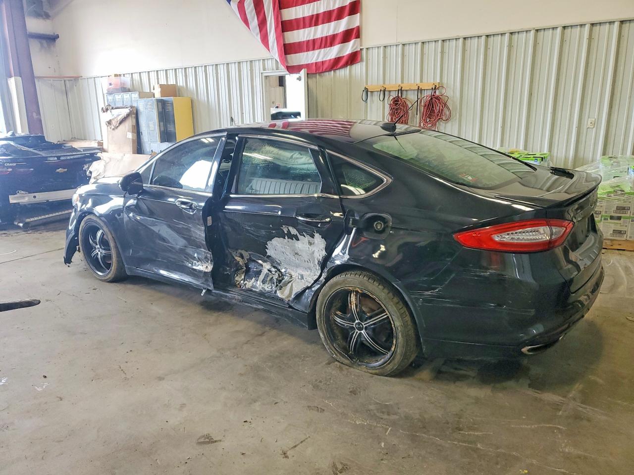 2014 Ford Fusion Titanium Black vin: 3FA6P0K91ER284558