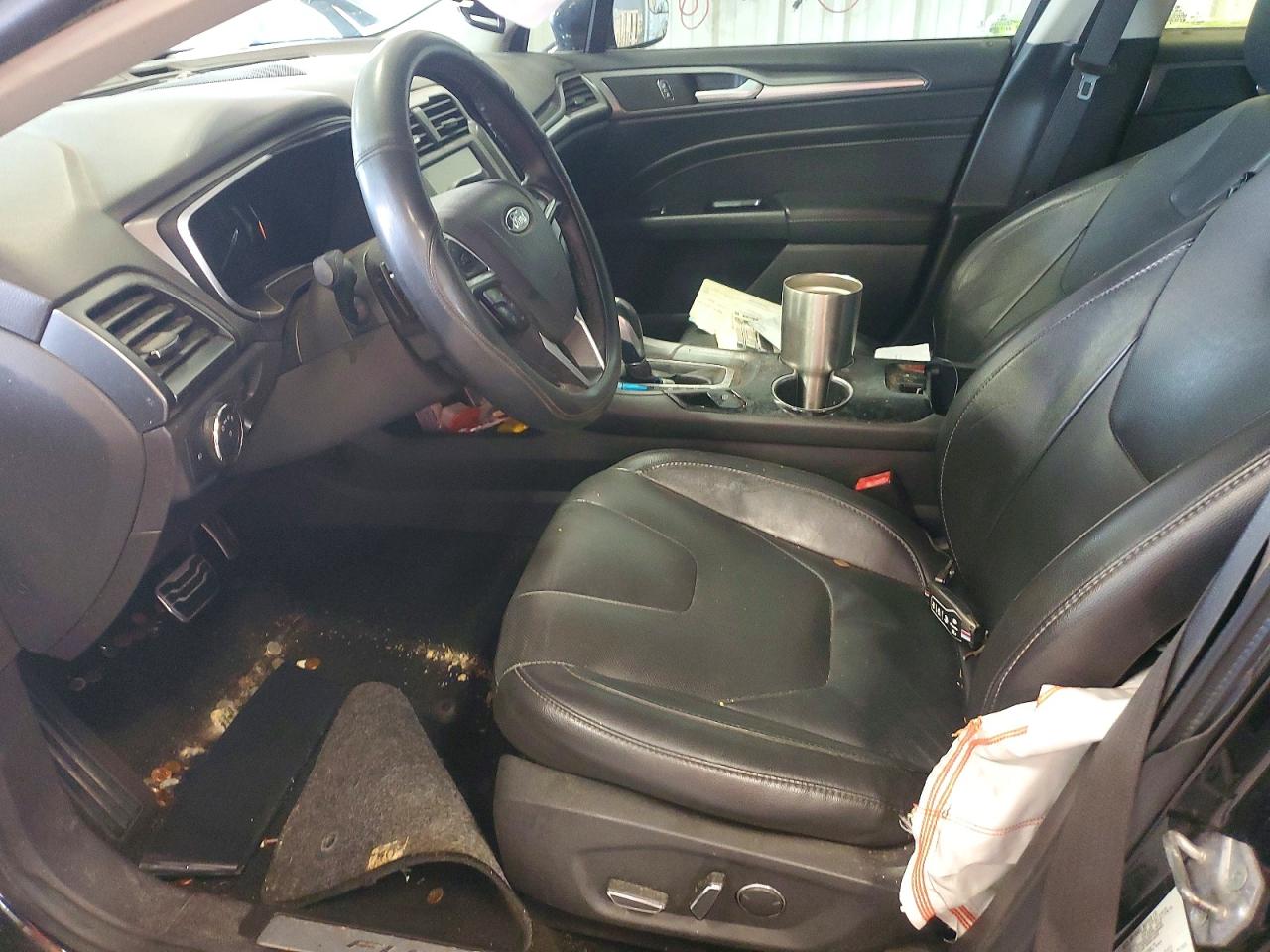 2014 Ford Fusion Titanium Black vin: 3FA6P0K91ER284558