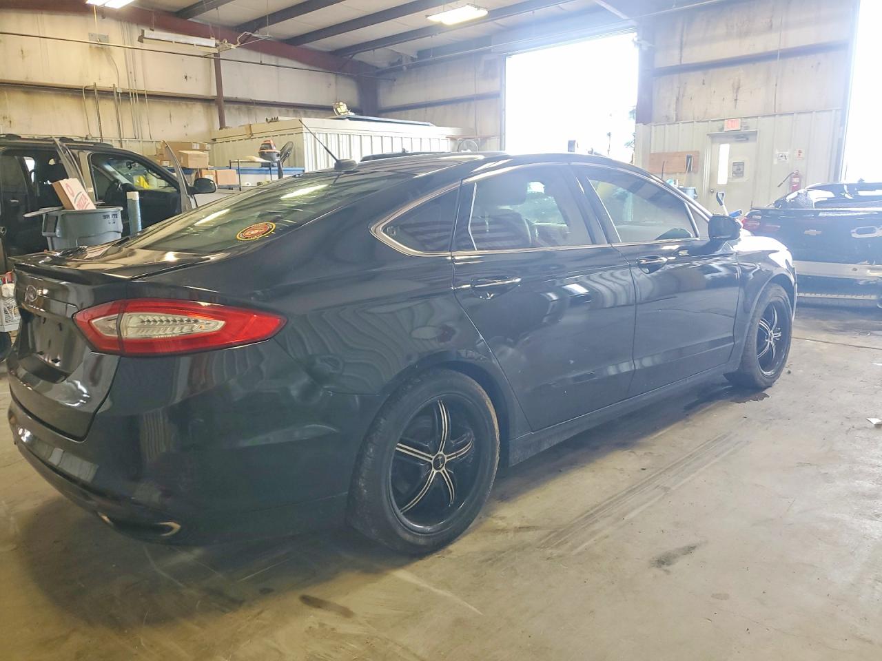 2014 Ford Fusion Titanium Black vin: 3FA6P0K91ER284558