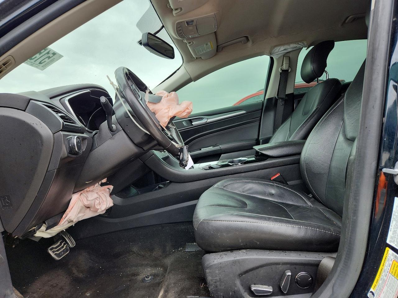 2014 Ford Fusion Titanium Black vin: 3FA6P0K91ER290635