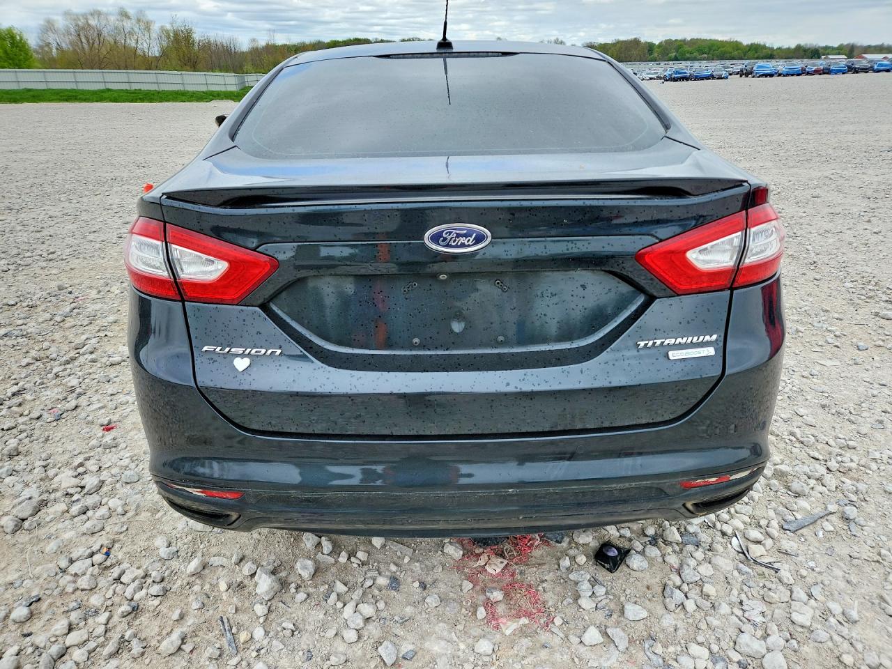 2014 Ford Fusion Titanium Black vin: 3FA6P0K91ER290635