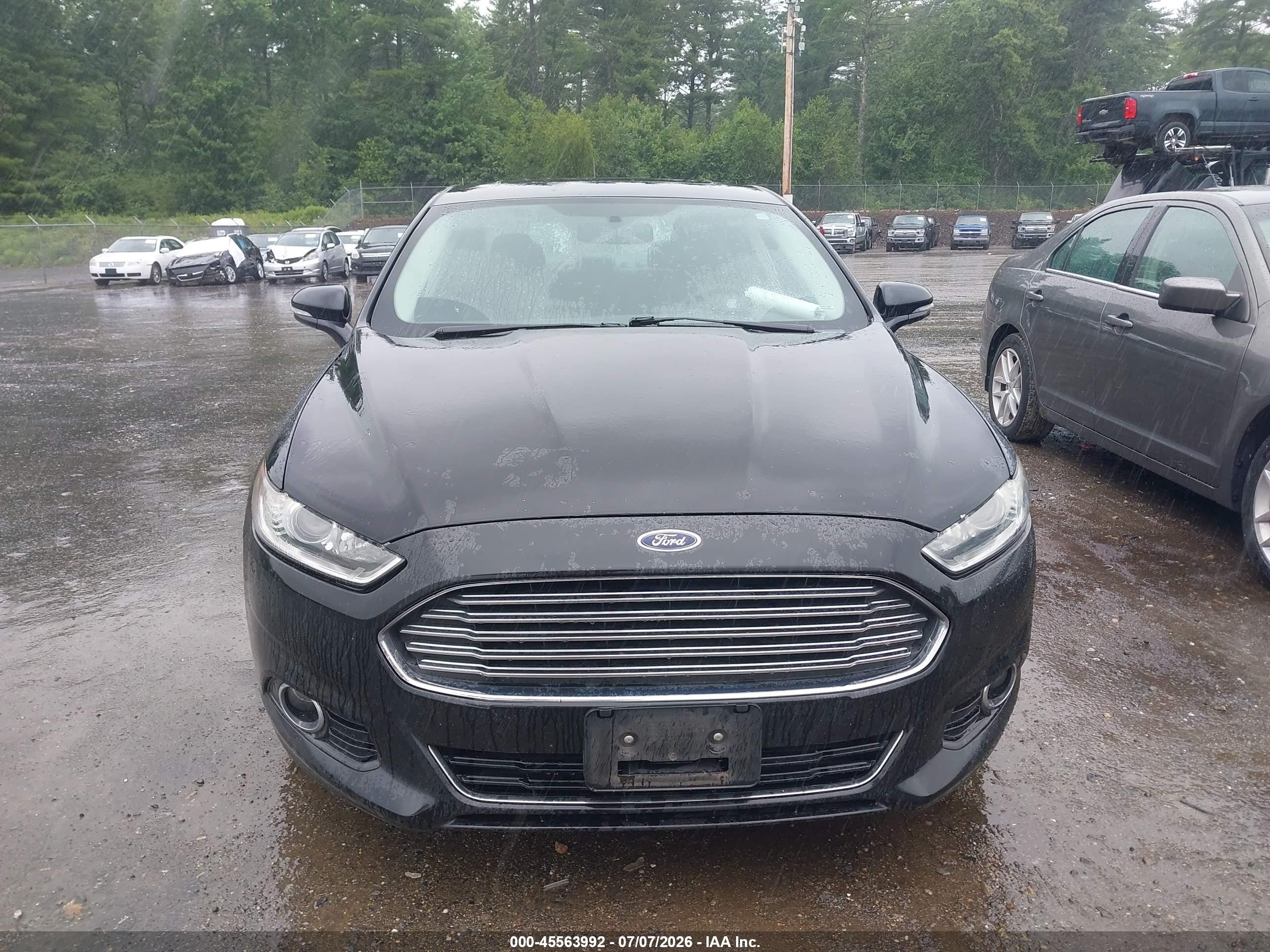 2014 Ford Fusion Titanium Black vin: 3FA6P0K91ER303075