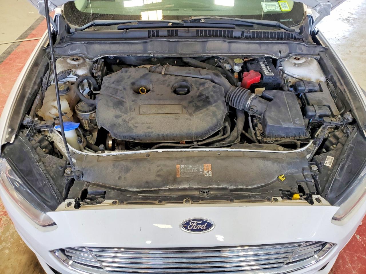 2014 Ford Fusion Titanium White vin: 3FA6P0K91ER358710