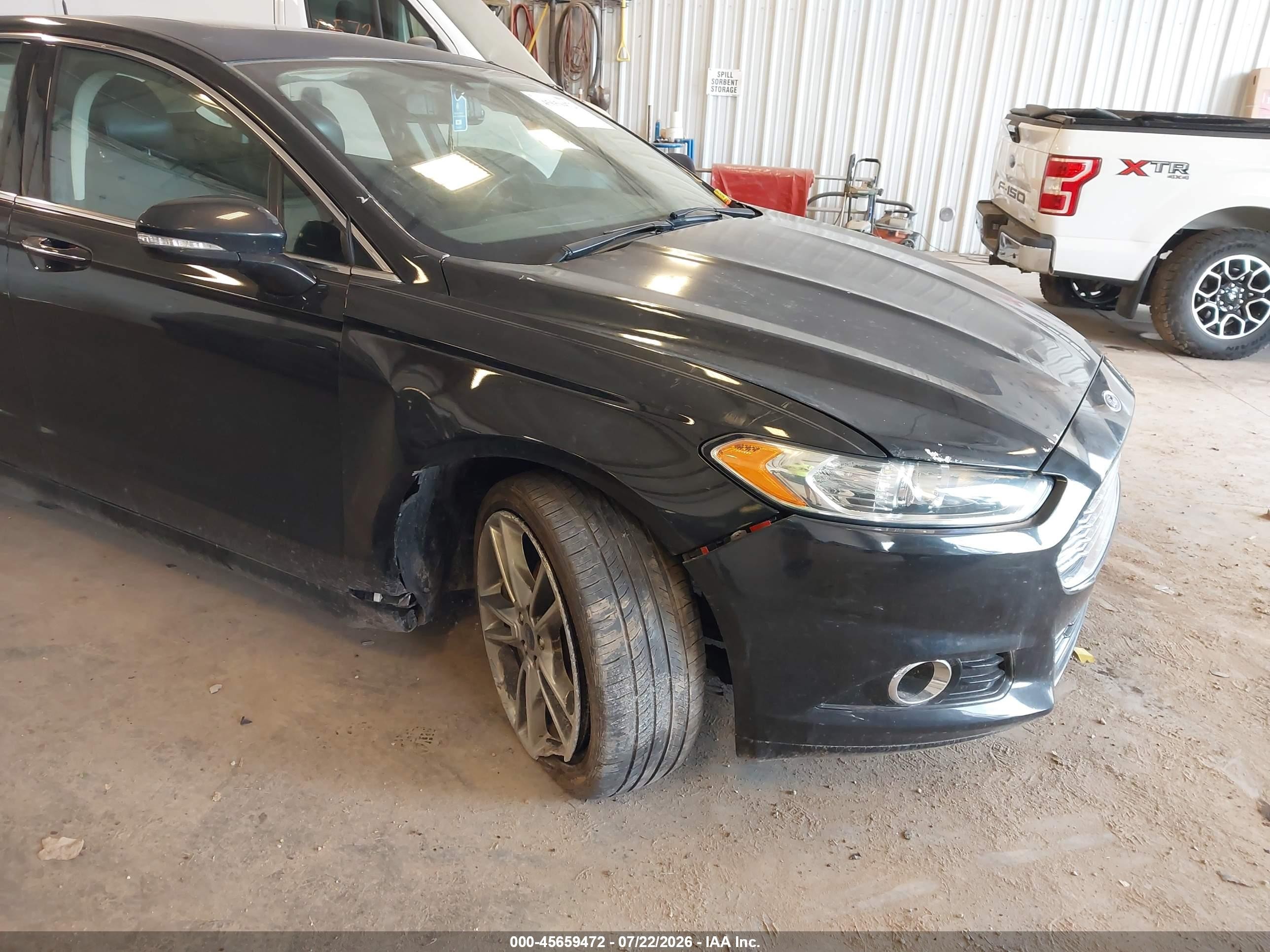 2015 Ford Fusion Titanium Black vin: 3FA6P0K91FR102147