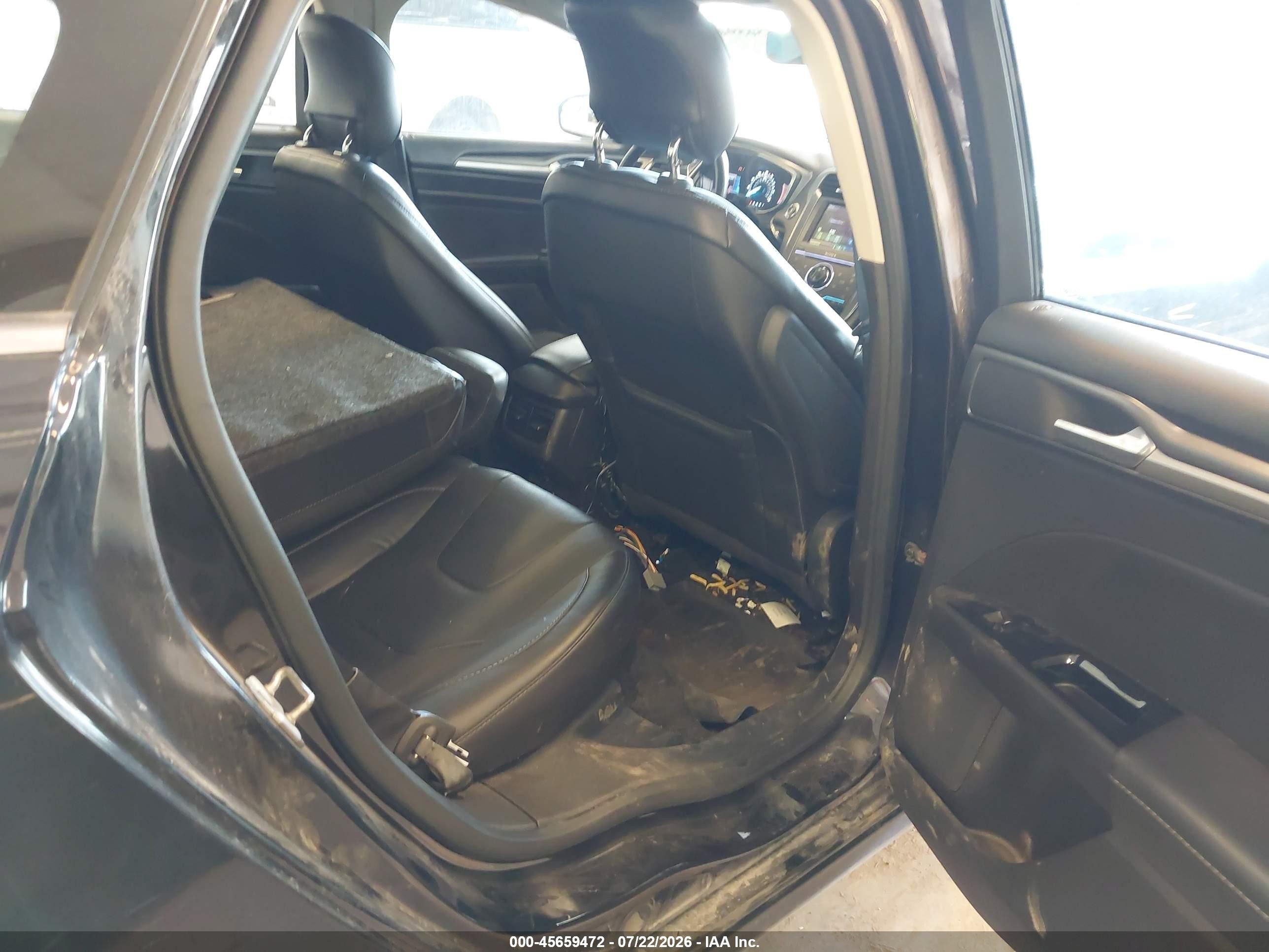 2015 Ford Fusion Titanium Black vin: 3FA6P0K91FR102147