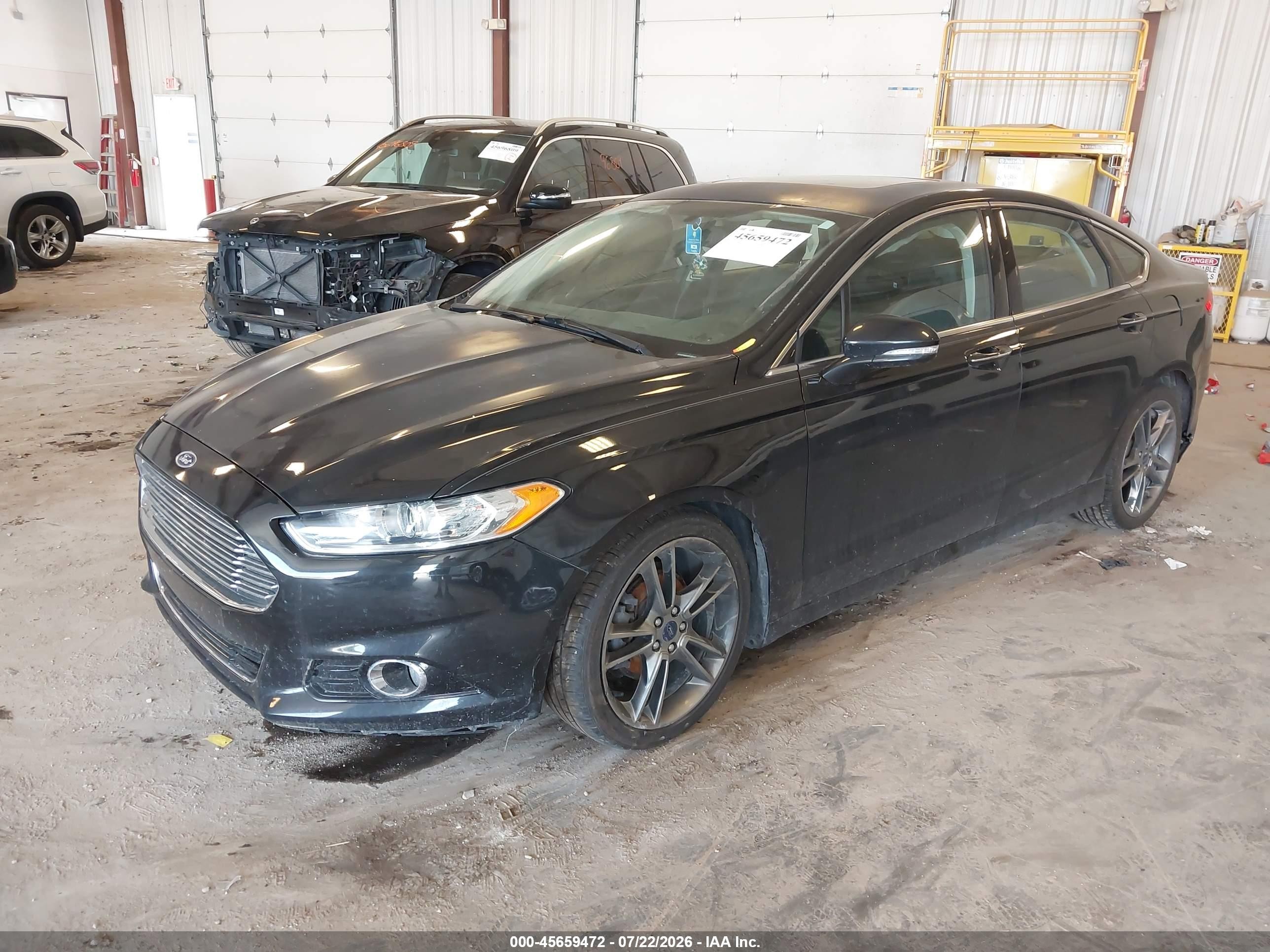 2015 Ford Fusion Titanium Black vin: 3FA6P0K91FR102147