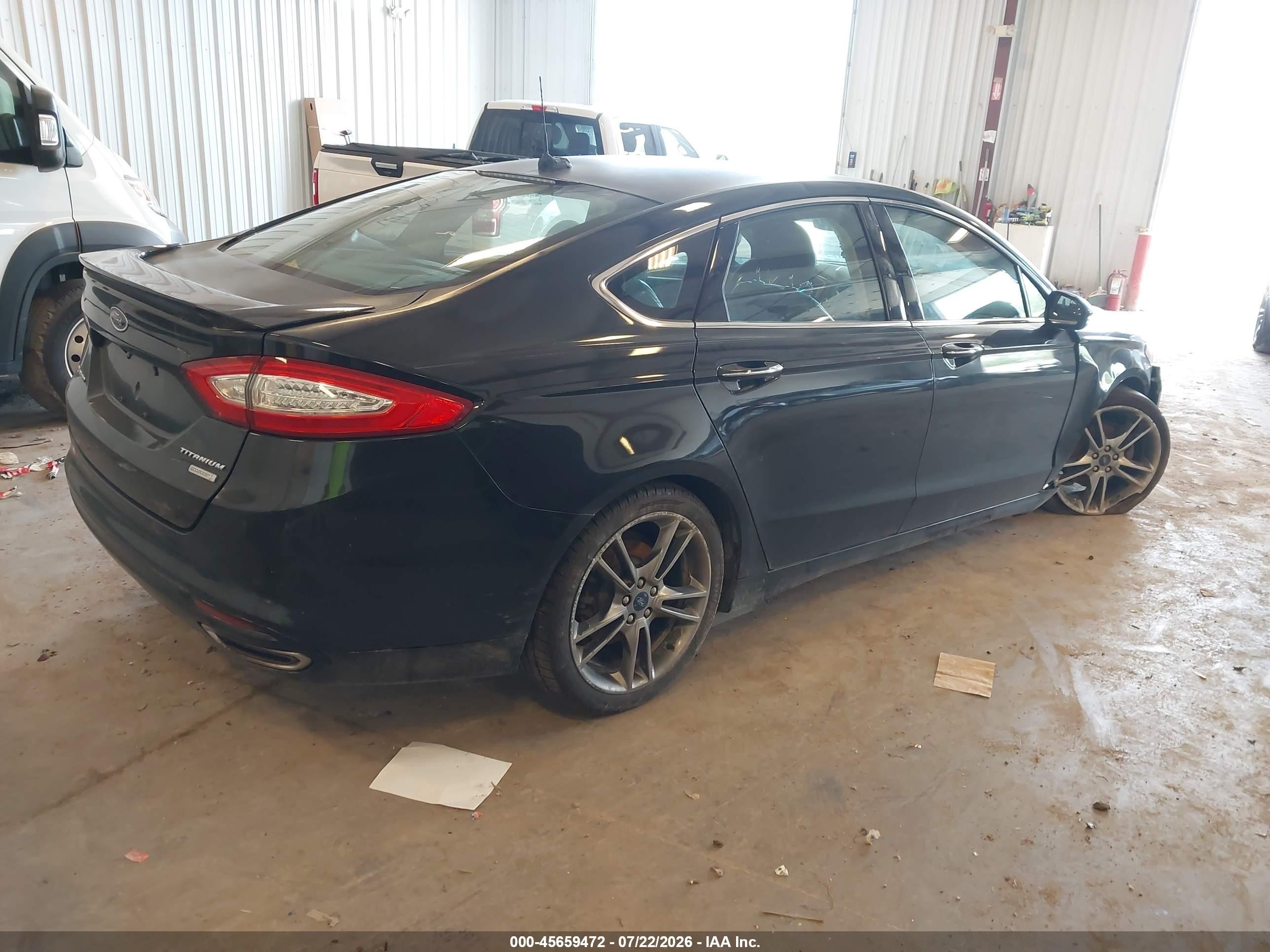 2015 Ford Fusion Titanium Black vin: 3FA6P0K91FR102147