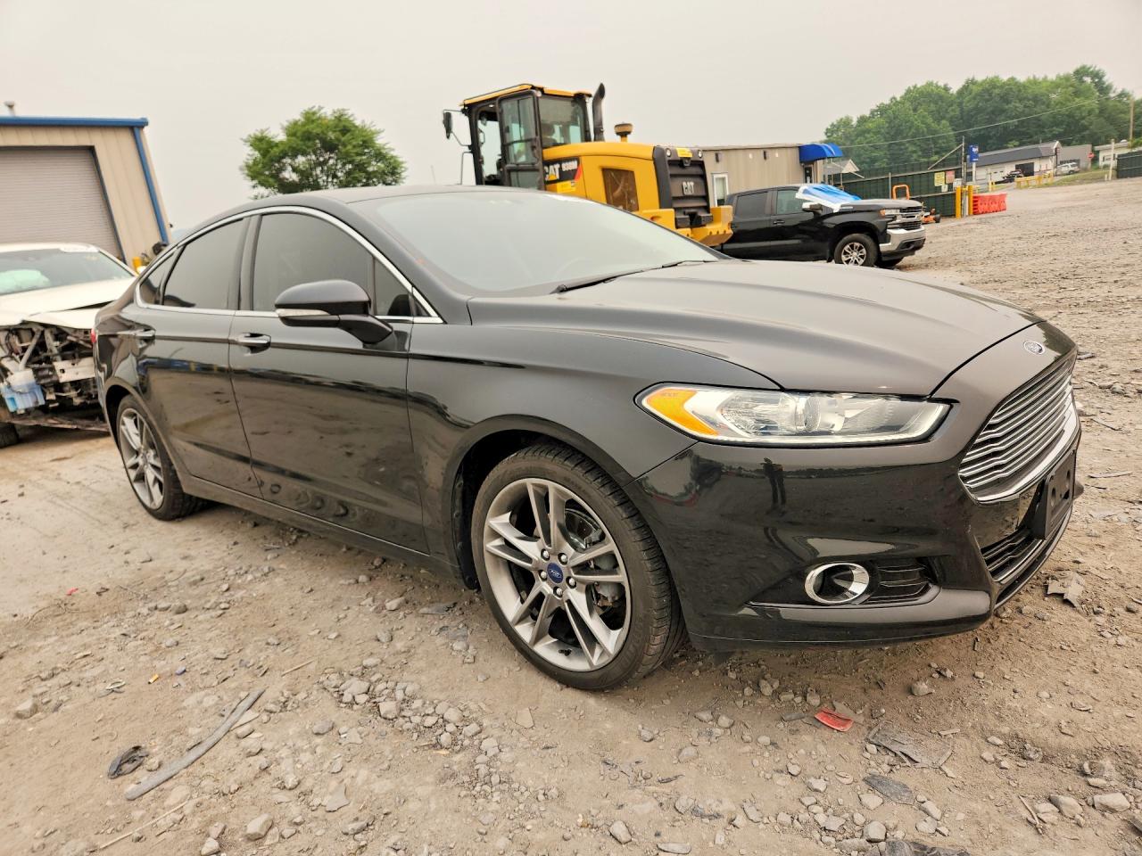 2015 Ford Fusion Titanium Black vin: 3FA6P0K91FR109048