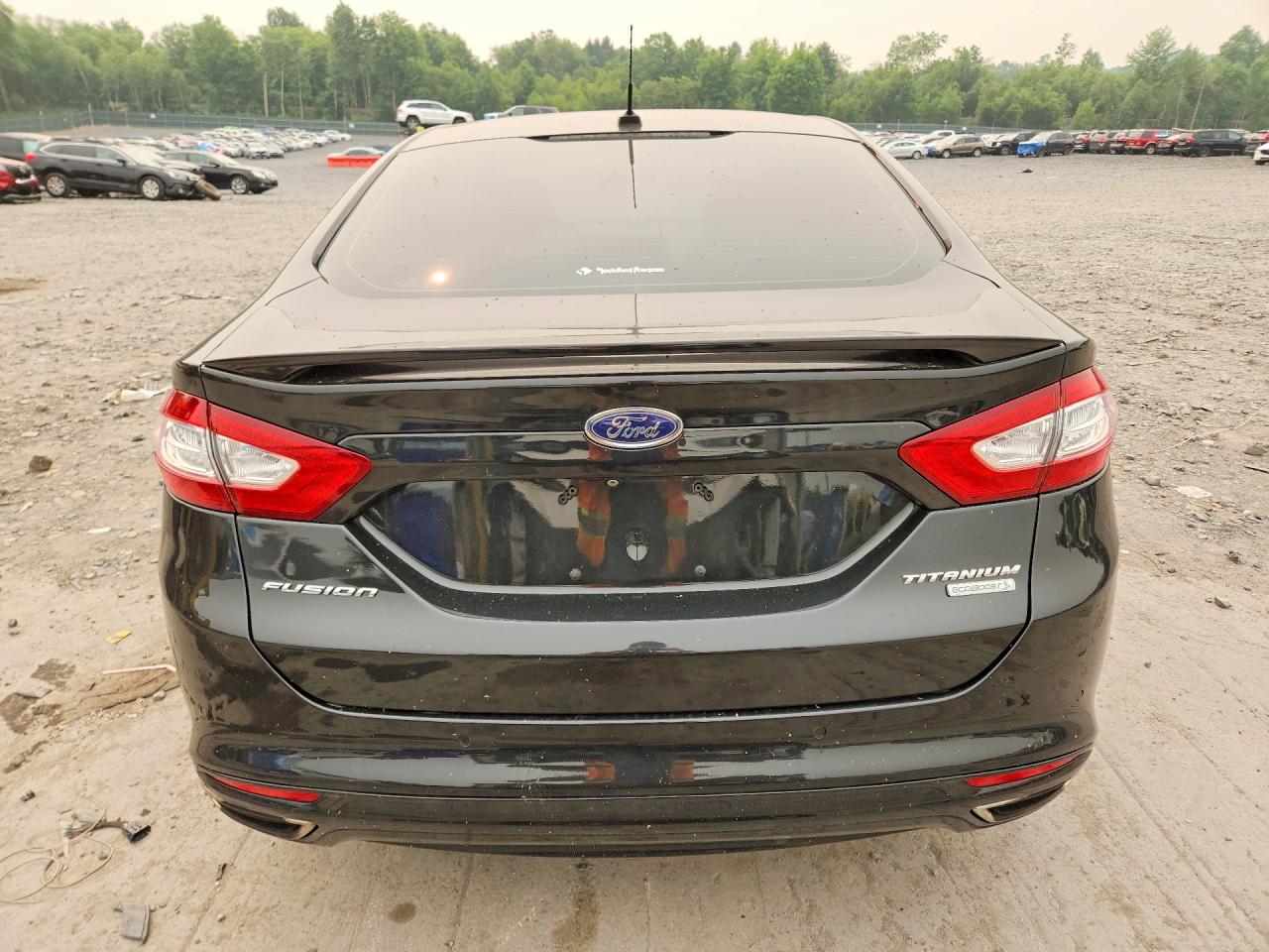 2015 Ford Fusion Titanium Black vin: 3FA6P0K91FR109048
