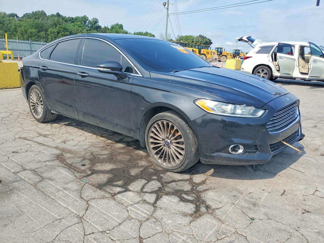 2015 Ford Fusion Titanium Black vin: 3FA6P0K91FR115903