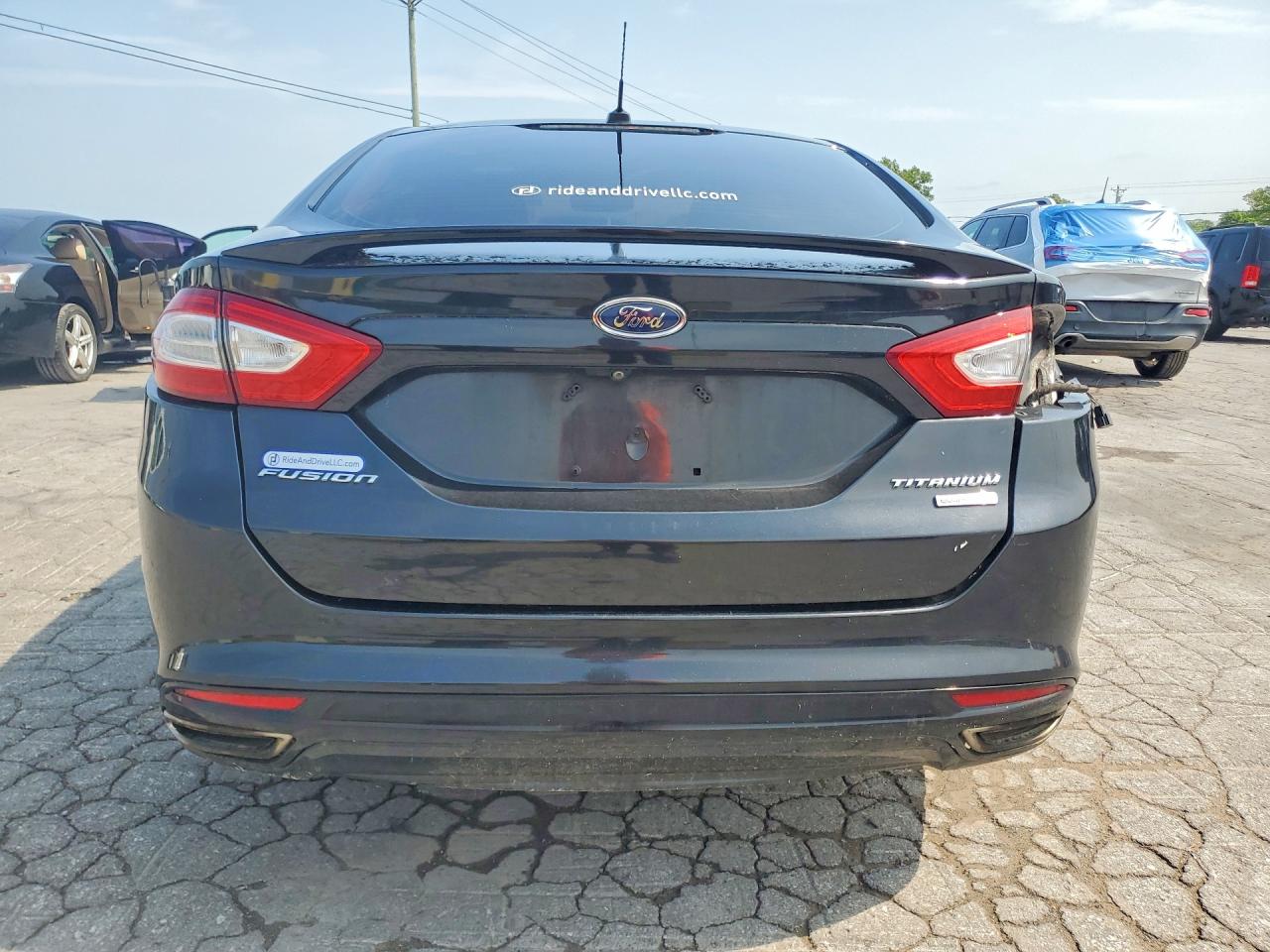 2015 Ford Fusion Titanium Black vin: 3FA6P0K91FR115903