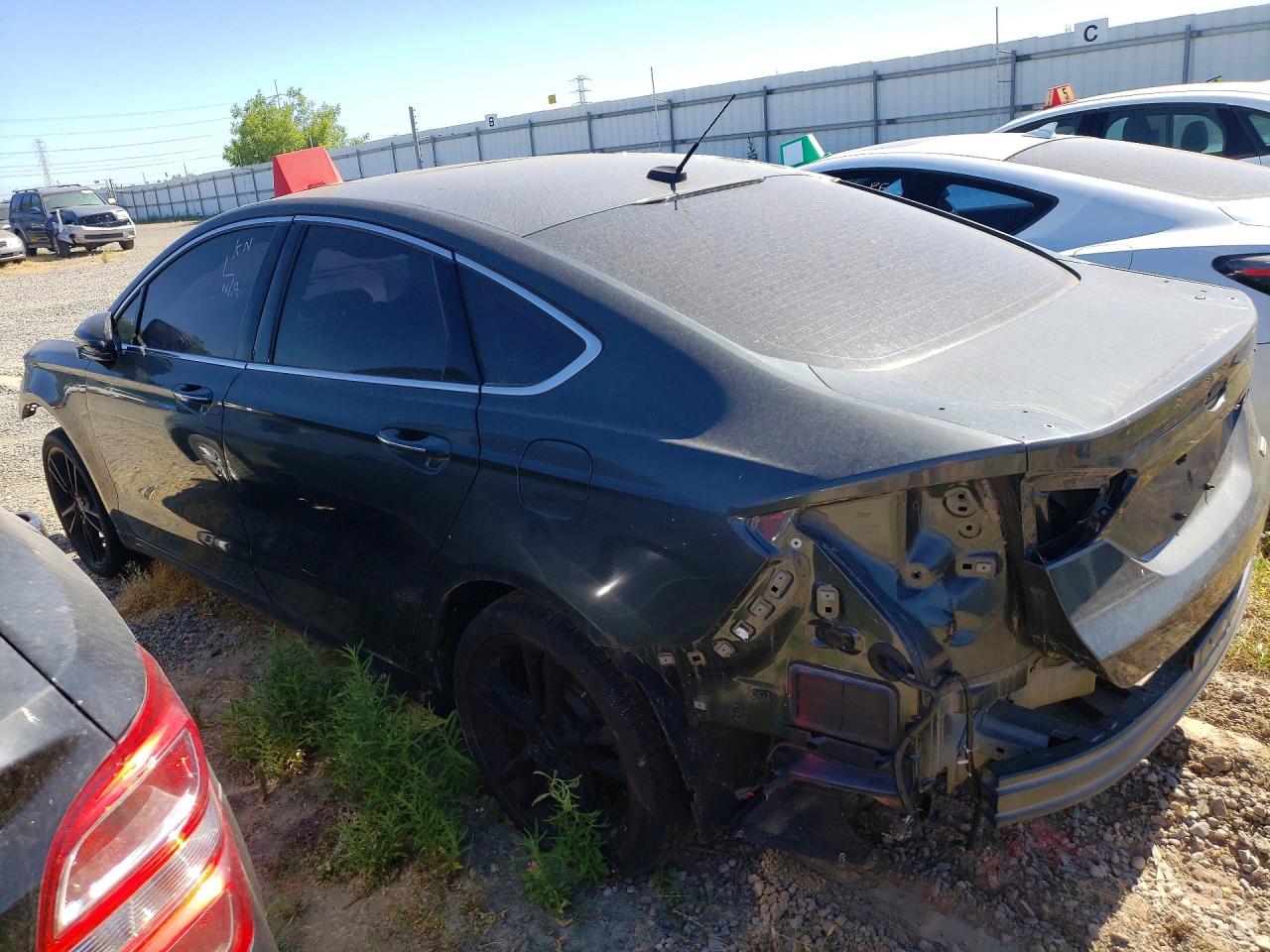 2015 Ford Fusion Titanium Black vin: 3FA6P0K91FR137562