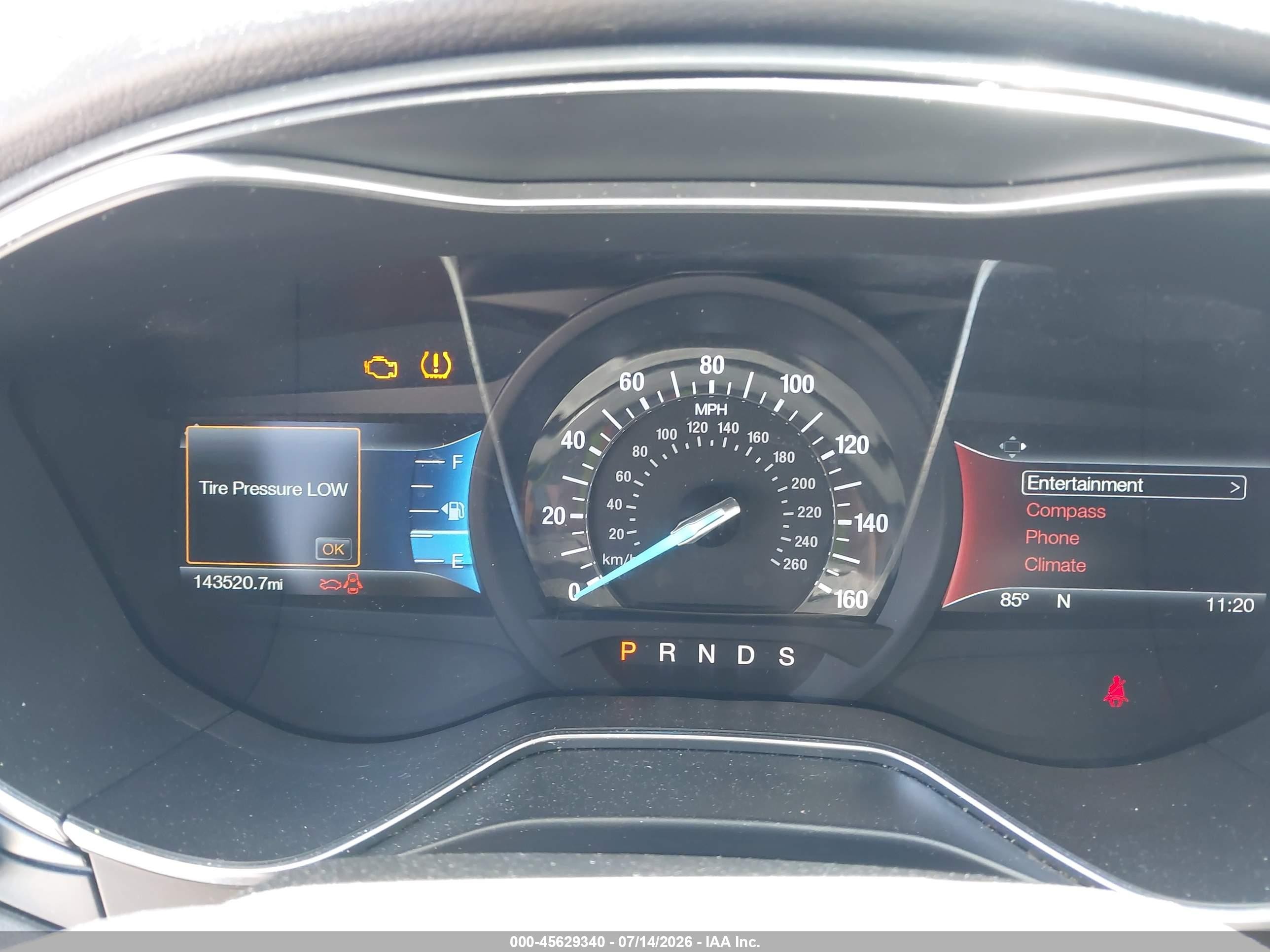 2015 Ford Fusion Titanium Черный vin: 3FA6P0K91FR160856