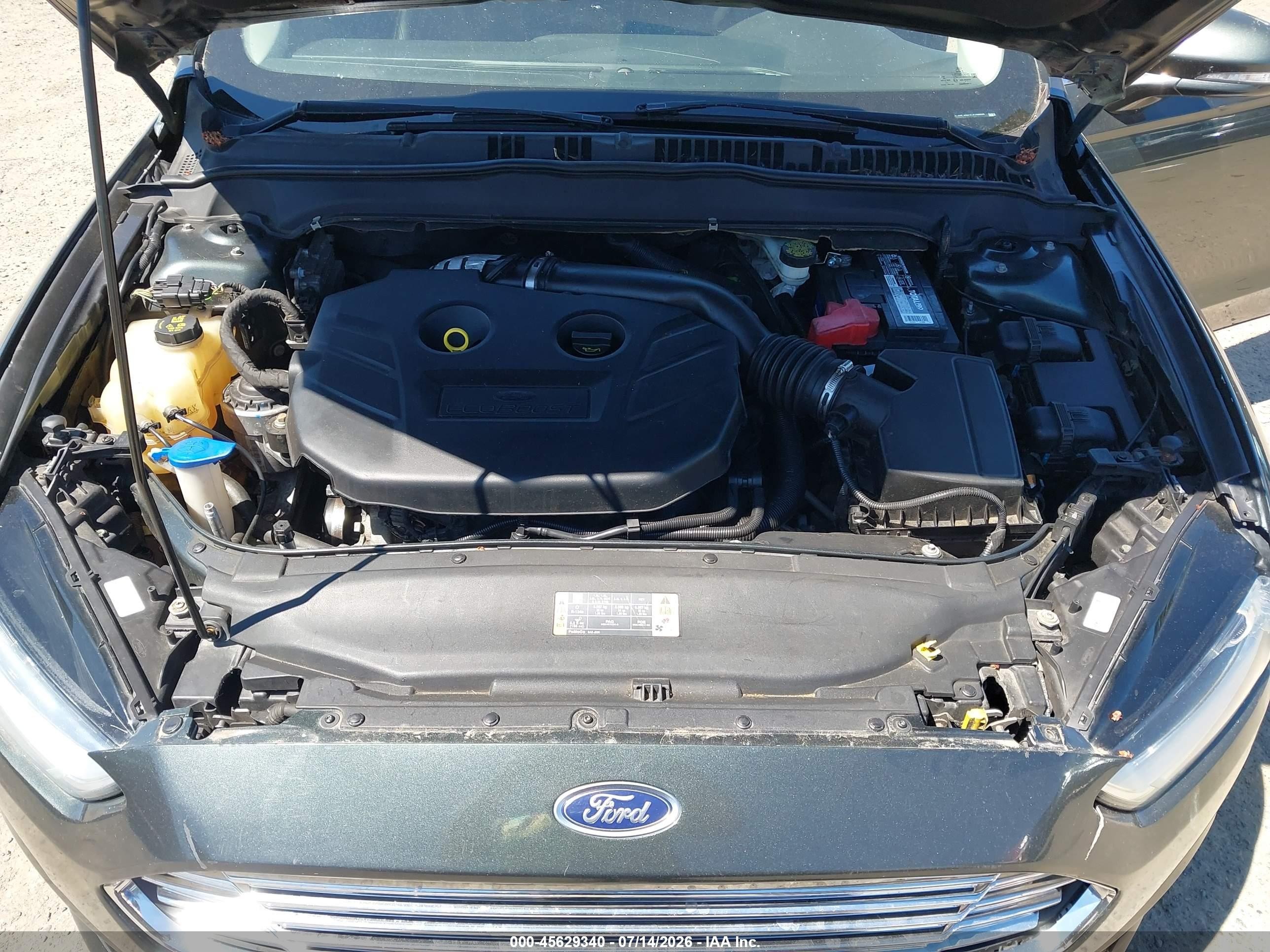 2015 Ford Fusion Titanium Черный vin: 3FA6P0K91FR160856