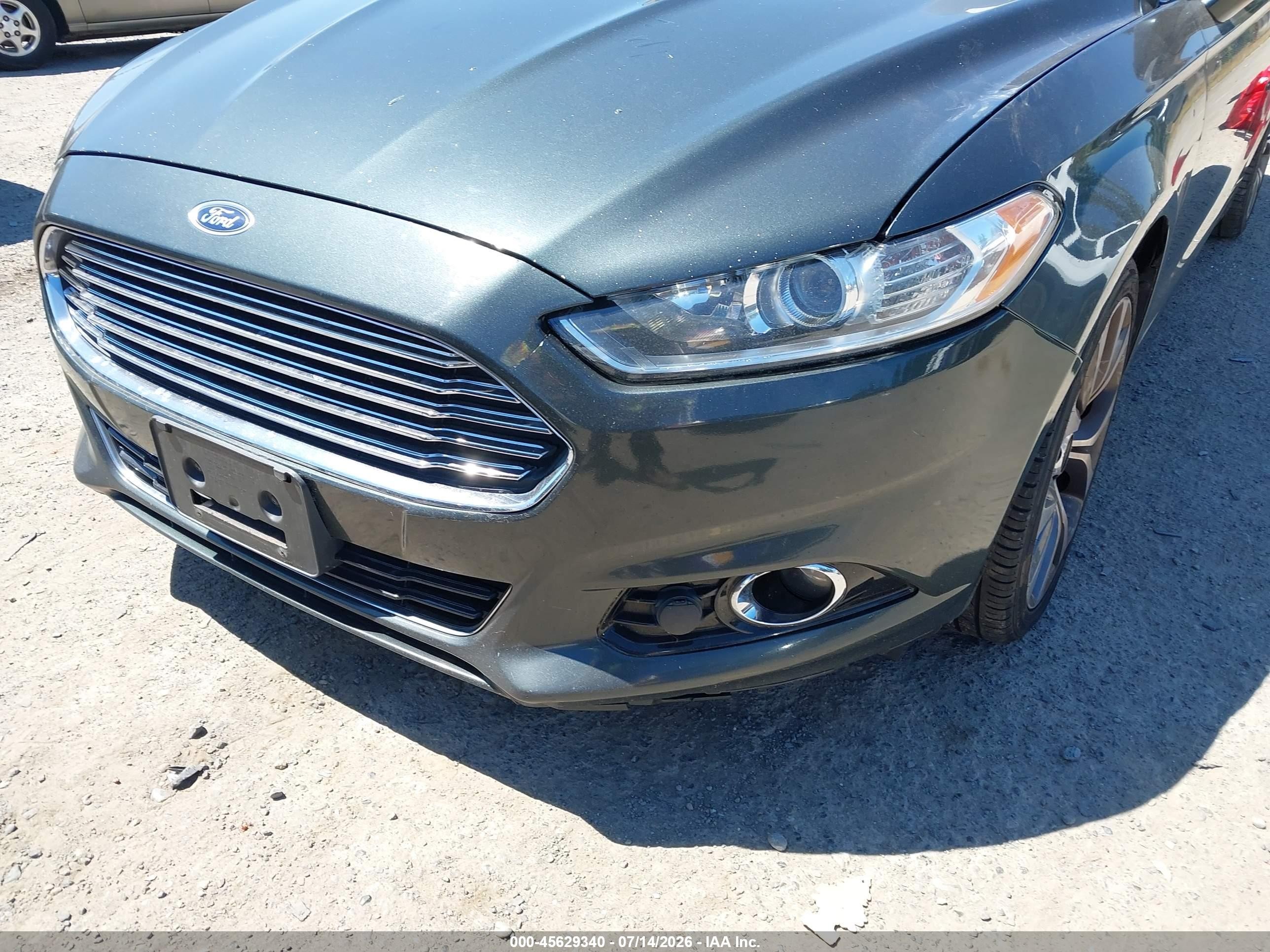 2015 Ford Fusion Titanium Черный vin: 3FA6P0K91FR160856