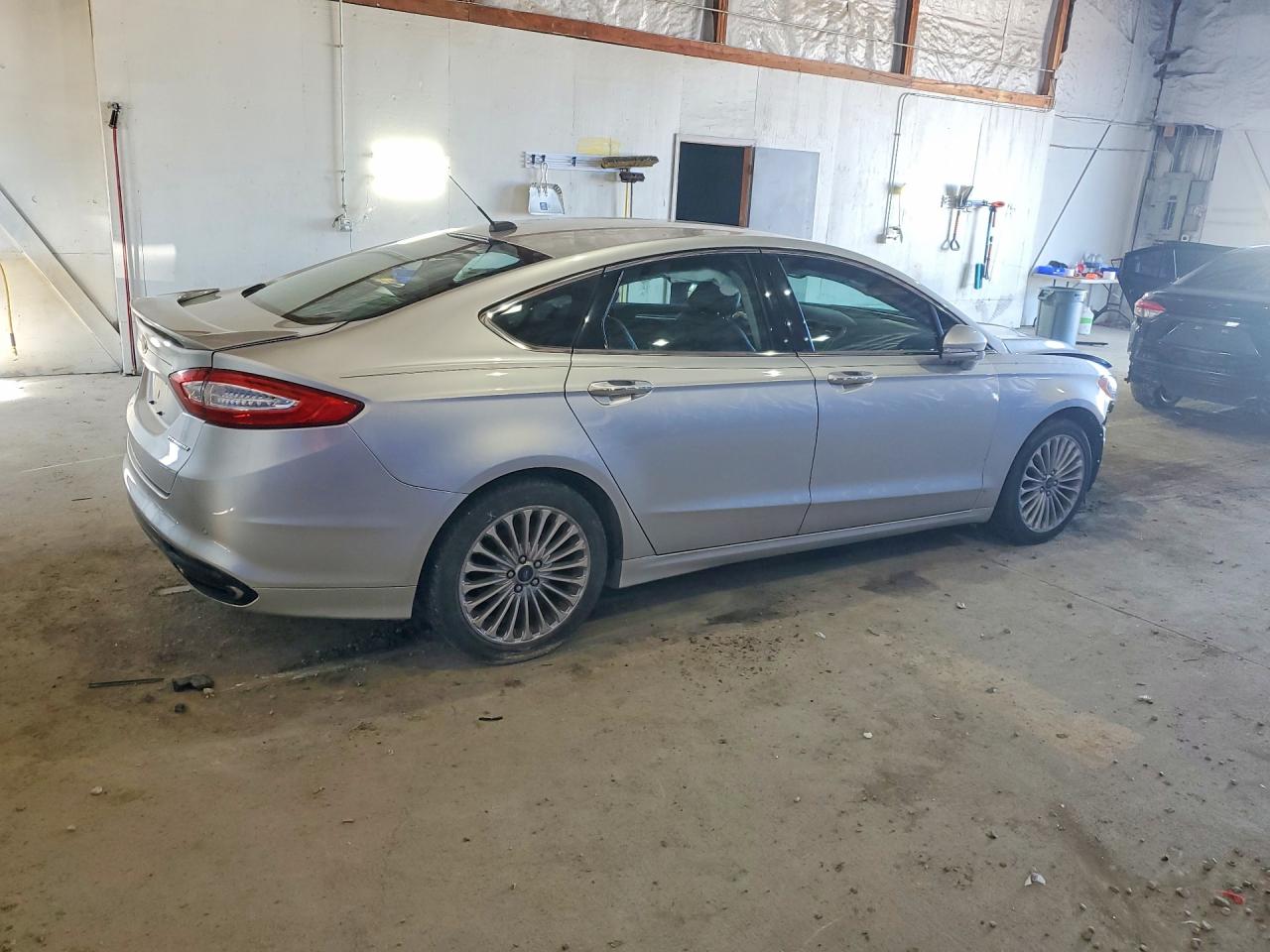2015 Ford Fusion Titanium Silver vin: 3FA6P0K91FR173218