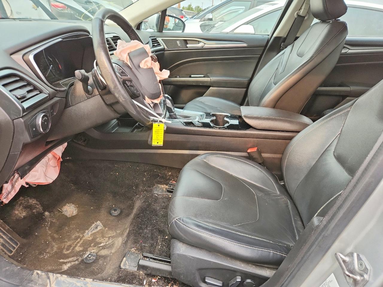 2015 Ford Fusion Titanium Silver vin: 3FA6P0K91FR173218