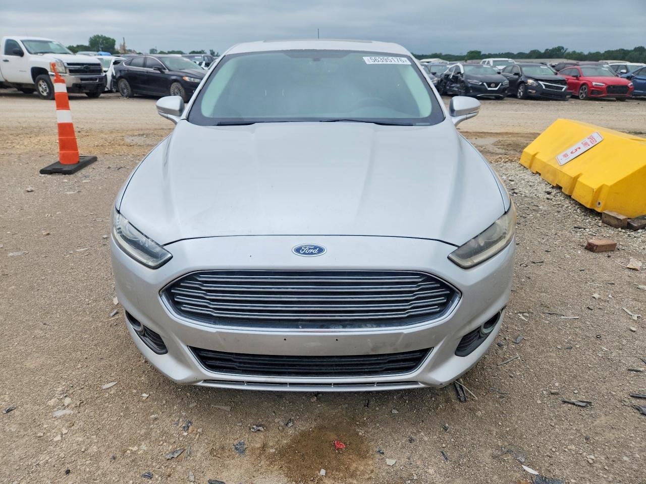 2015 Ford Fusion Titanium Silver vin: 3FA6P0K91FR258446