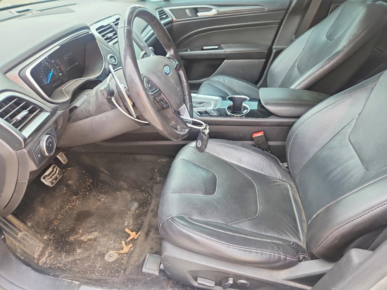 2015 Ford Fusion Titanium Silver vin: 3FA6P0K91FR258446