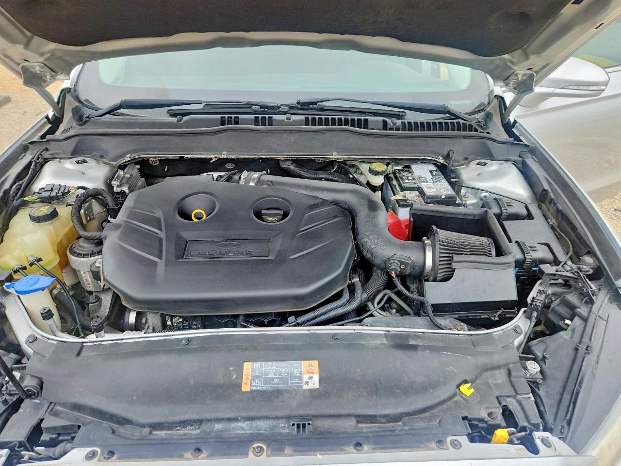2015 Ford Fusion Titanium Silver vin: 3FA6P0K91FR258446