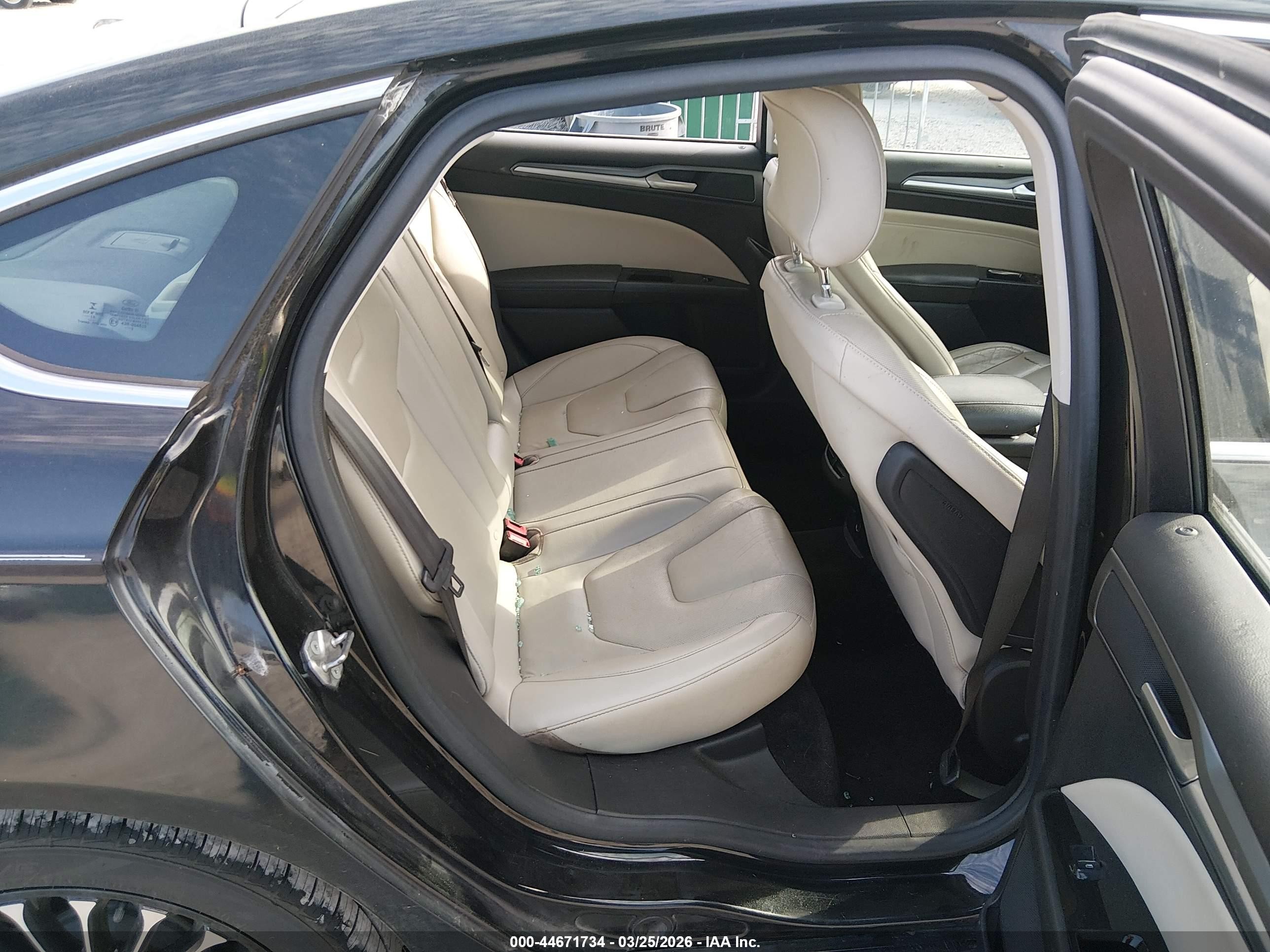 2015 Ford Fusion Titanium Black vin: 3FA6P0K91FR309931