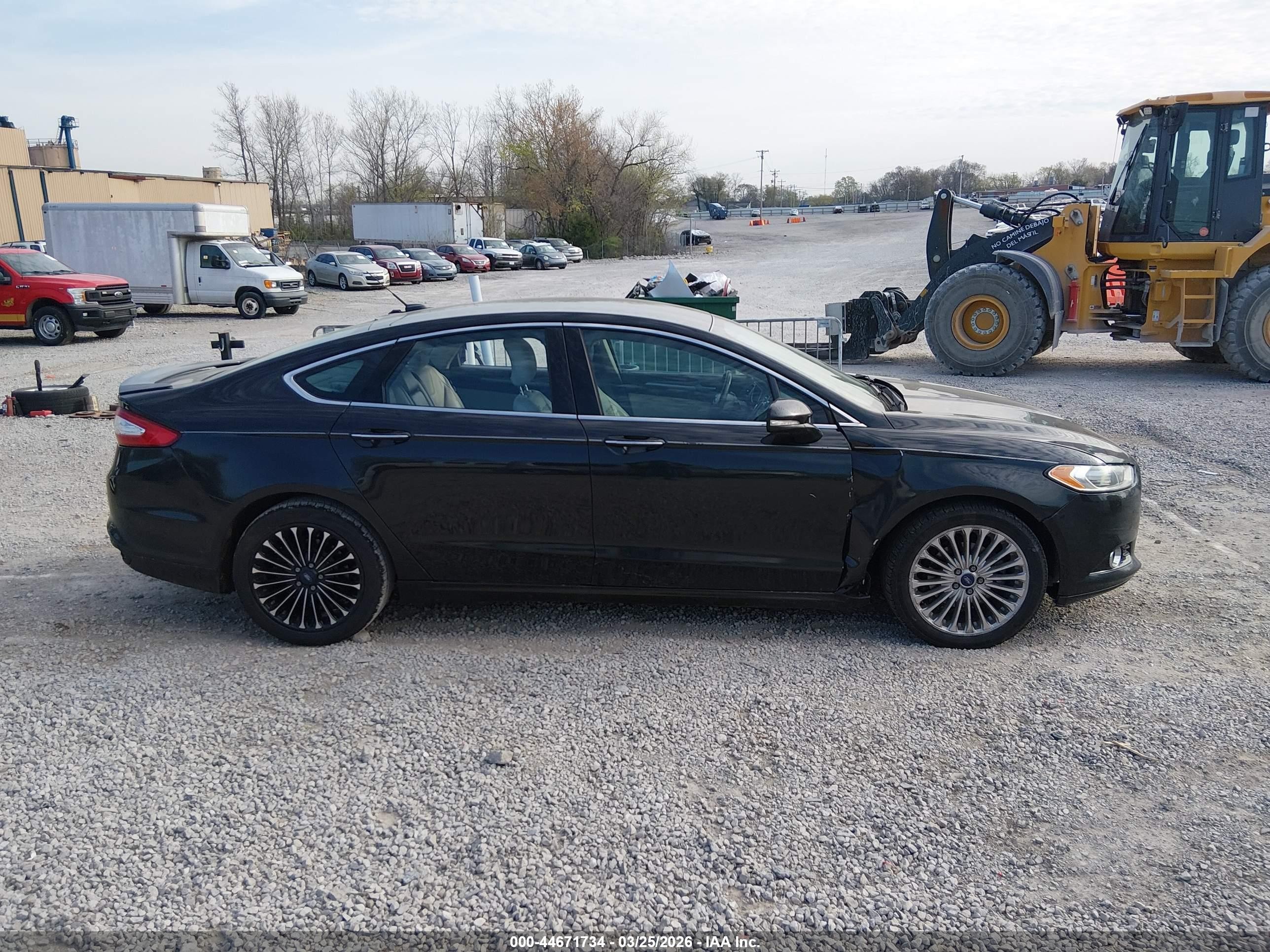 2015 Ford Fusion Titanium Black vin: 3FA6P0K91FR309931