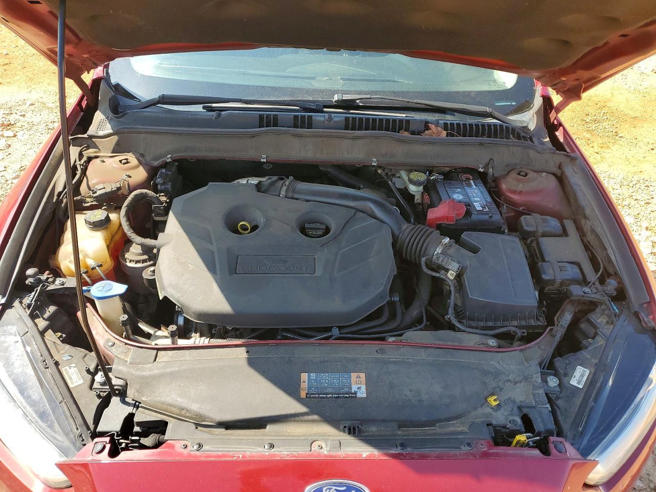 2013 Ford Fusion Titanium Красный vin: 3FA6P0K92DR188422