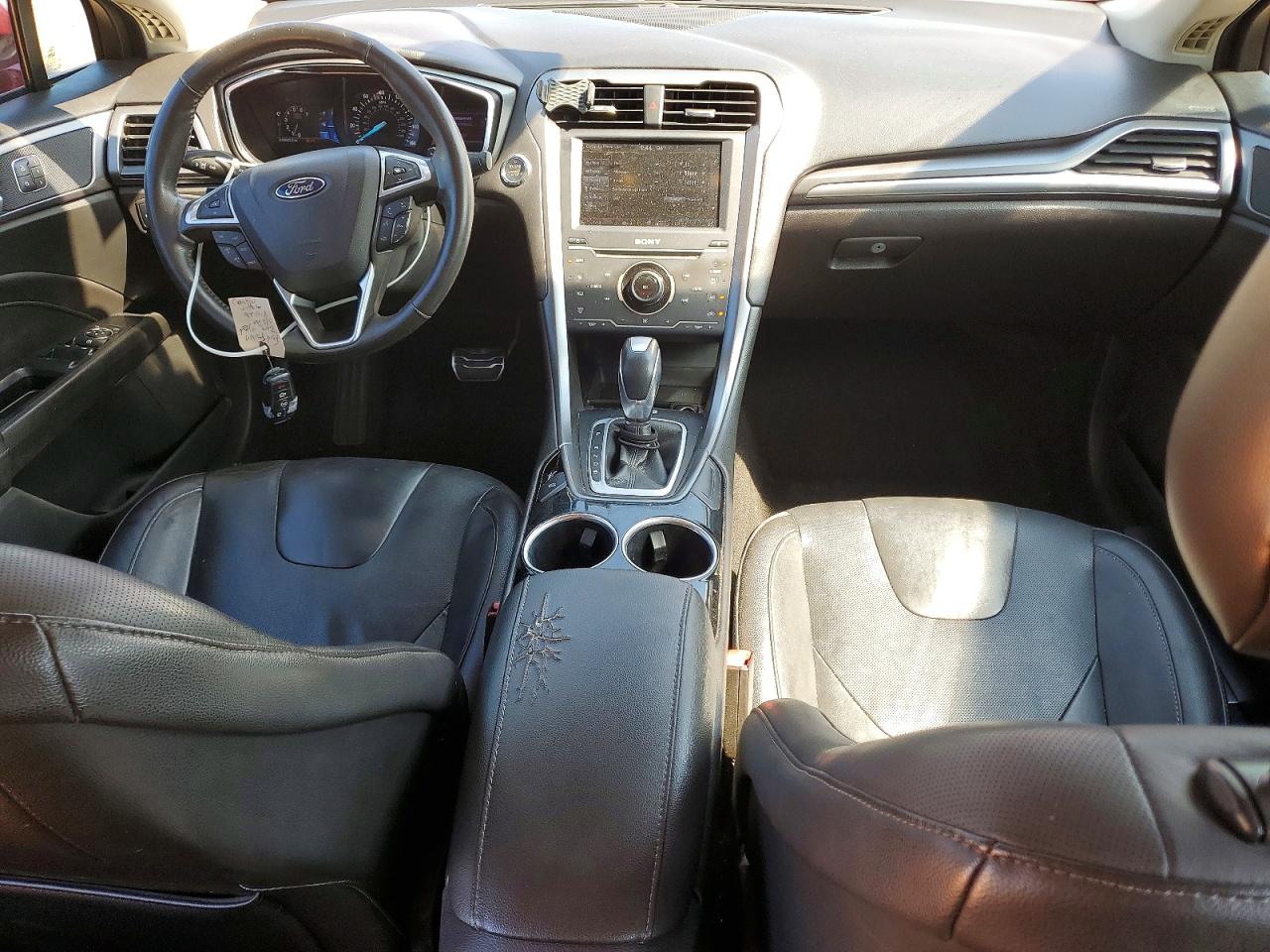 2013 Ford Fusion Titanium Красный vin: 3FA6P0K92DR188422
