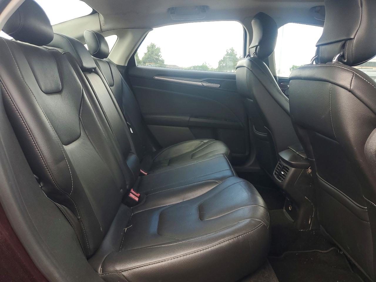2013 Ford Fusion Titanium Maroon vin: 3FA6P0K92DR280811