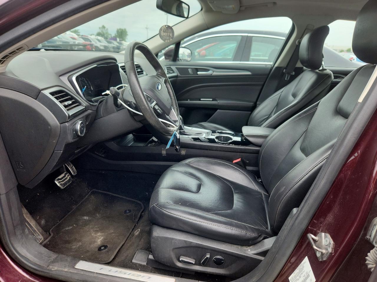2013 Ford Fusion Titanium Maroon vin: 3FA6P0K92DR280811