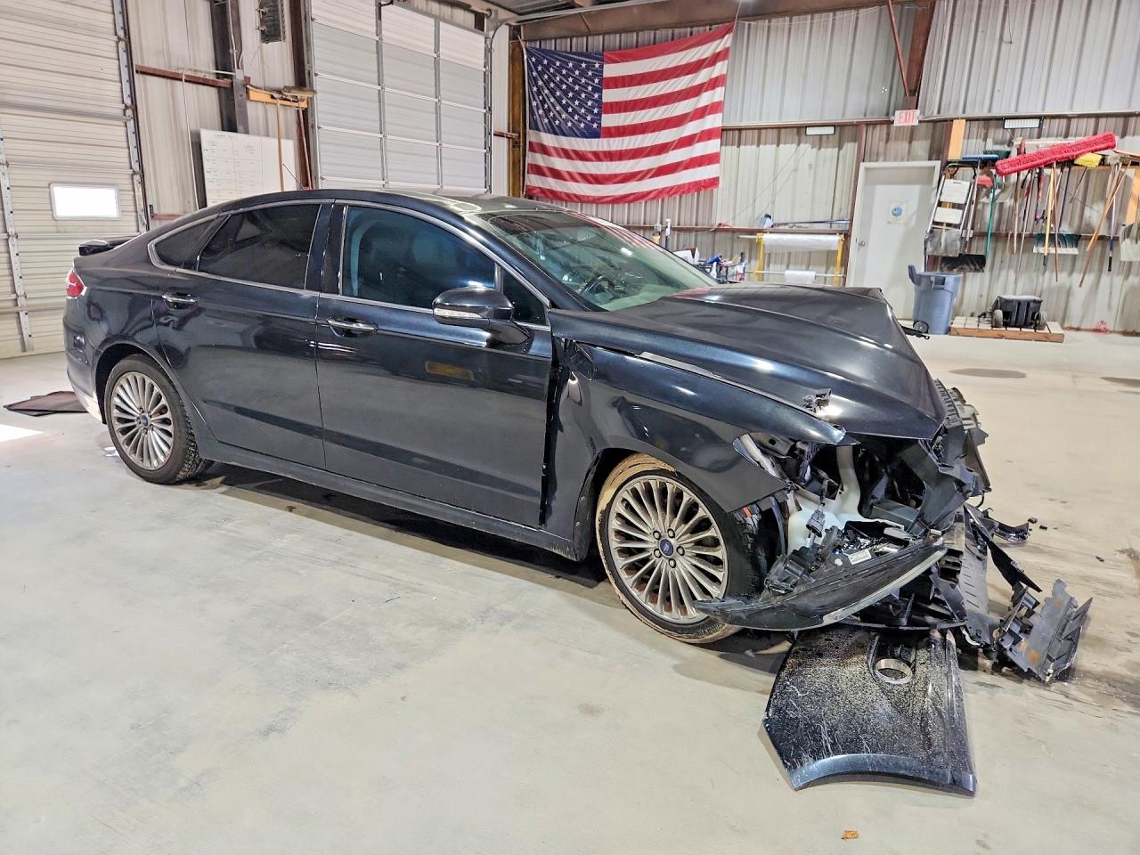 2013 Ford Fusion Black vin: 3FA6P0K92DR281683