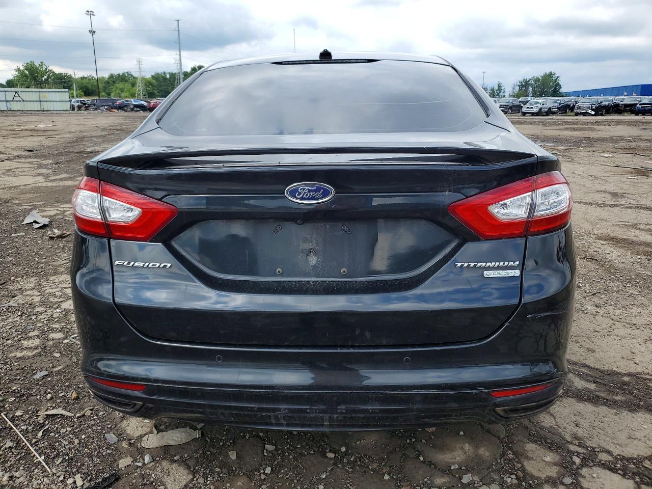 2014 Ford Fusion Titanium Black vin: 3FA6P0K92ER211361