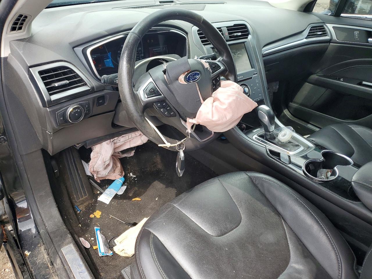 2014 Ford Fusion Titanium Black vin: 3FA6P0K92ER211361
