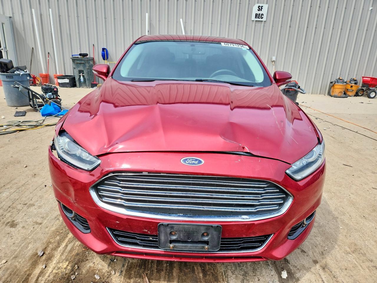 2015 Ford Fusion Titanium Красный vin: 3FA6P0K92FR150837
