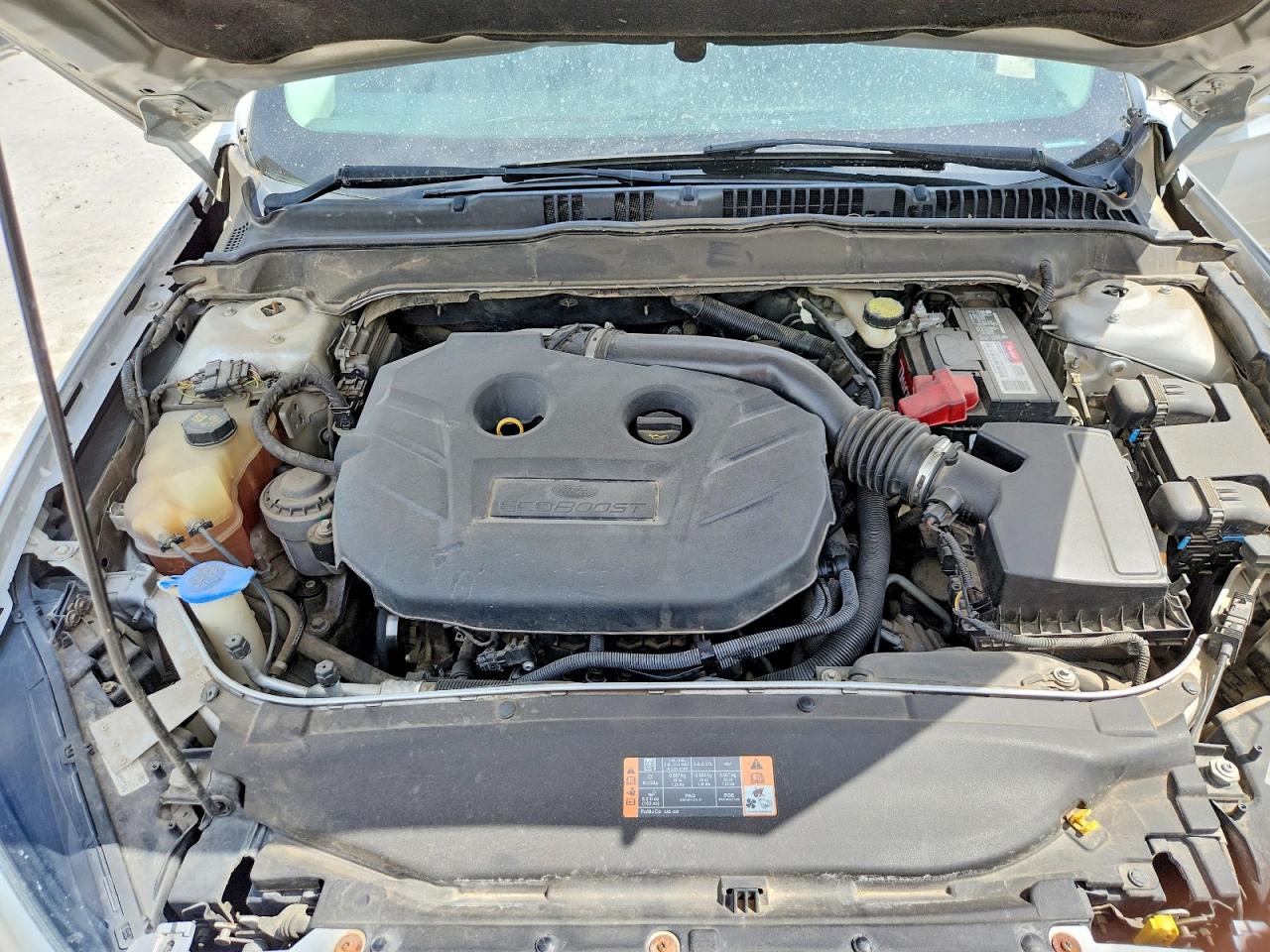 2015 Ford Fusion Titanium Серебряный vin: 3FA6P0K92FR152314