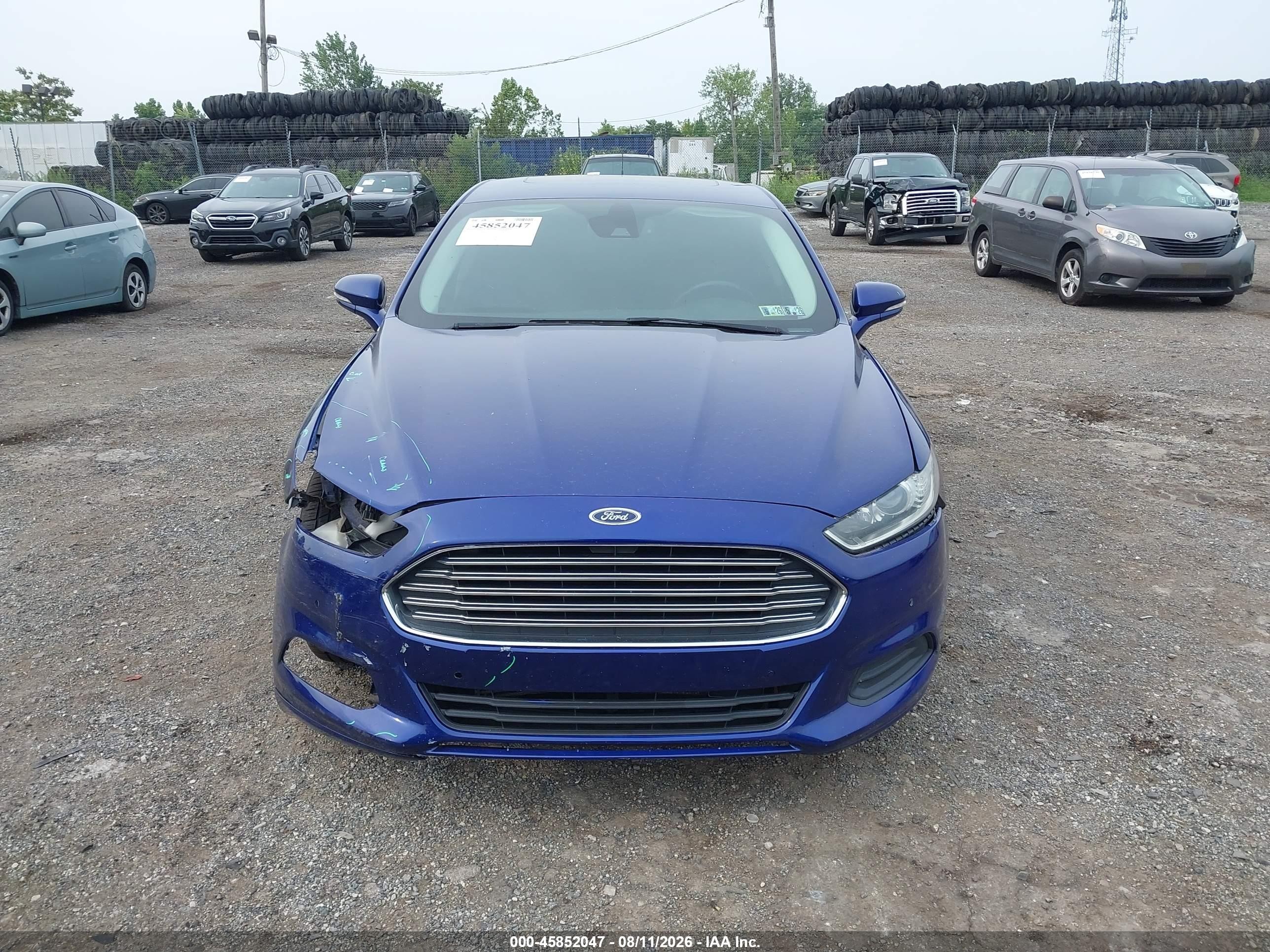 2015 Ford Fusion Titanium Blue vin: 3FA6P0K92FR167556