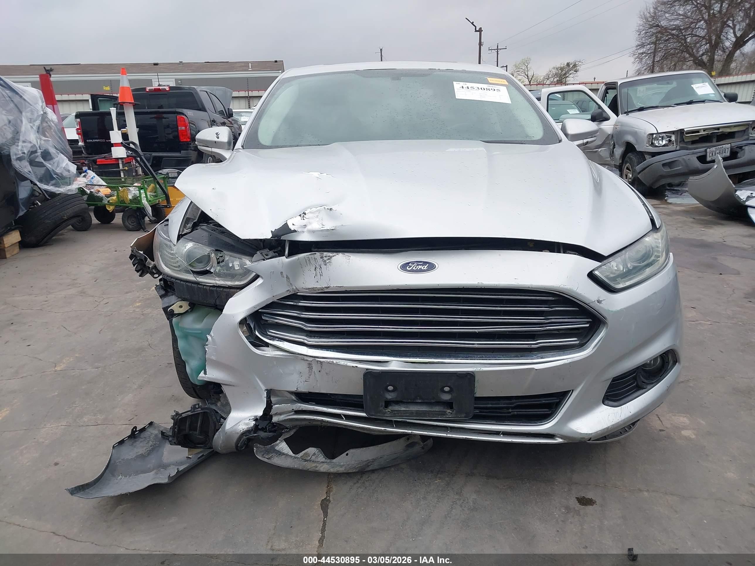 2015 Ford Fusion Titanium Серый vin: 3FA6P0K92FR199858