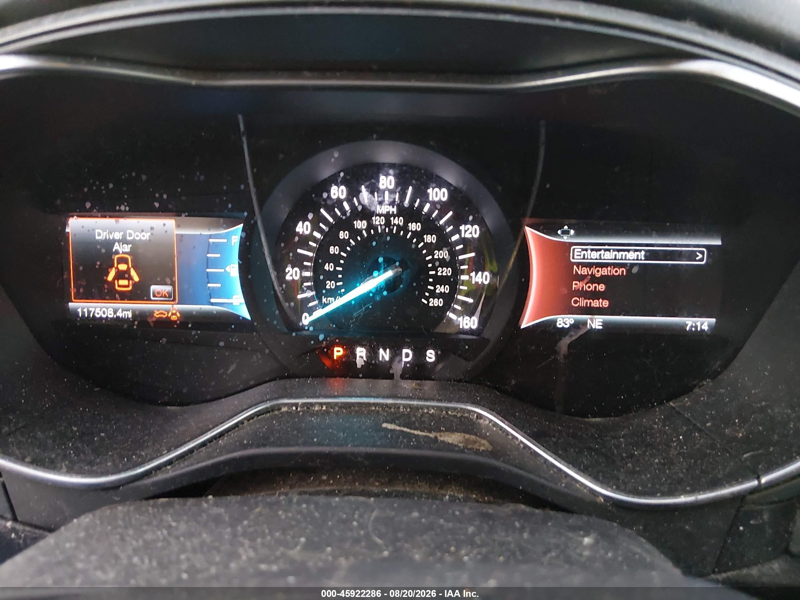 2015 Ford Fusion Titanium Gray vin: 3FA6P0K92FR205349