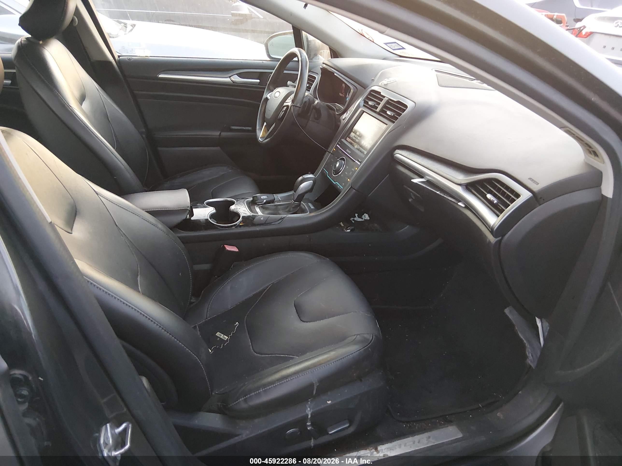 2015 Ford Fusion Titanium Gray vin: 3FA6P0K92FR205349