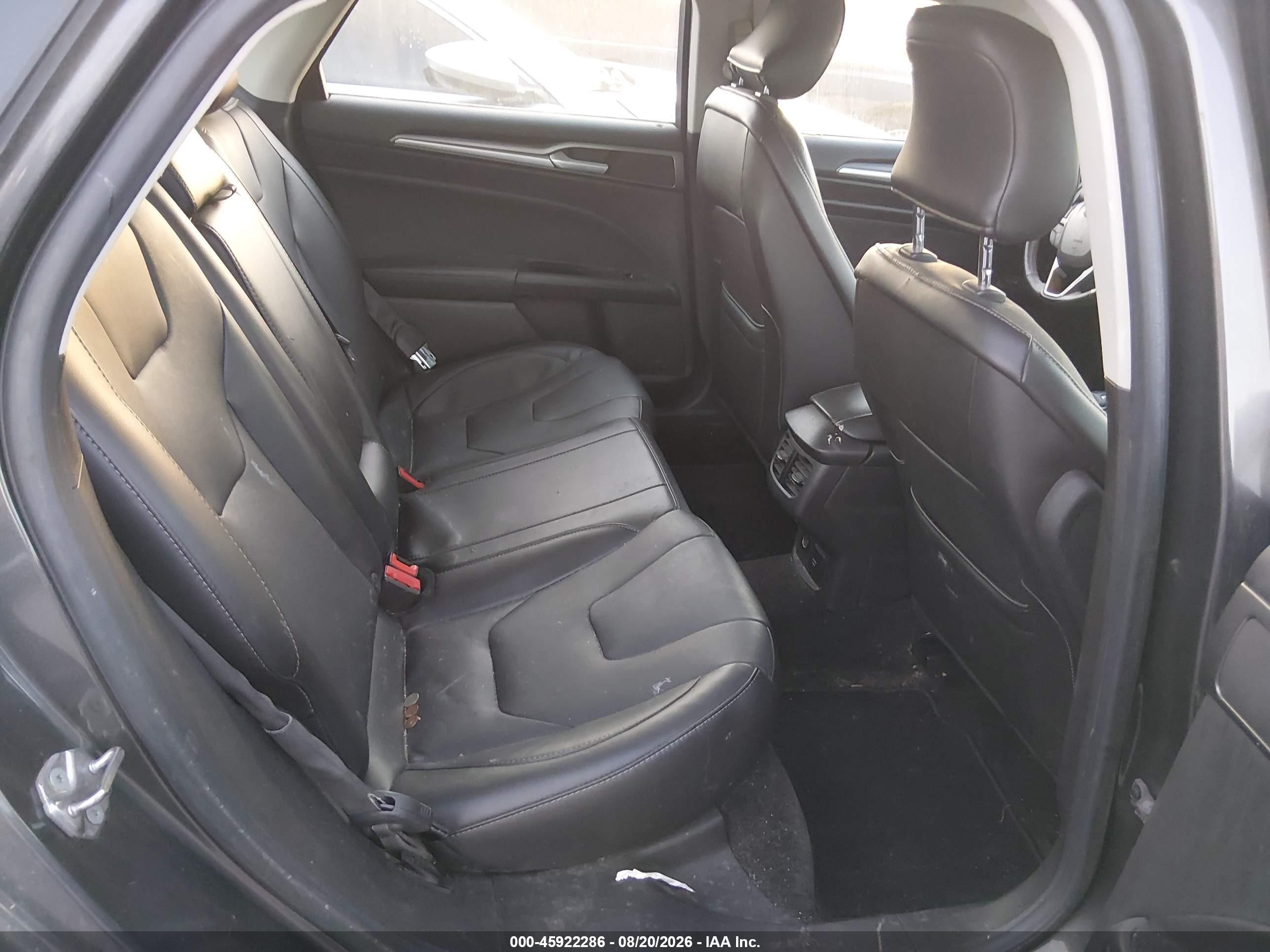 2015 Ford Fusion Titanium Gray vin: 3FA6P0K92FR205349