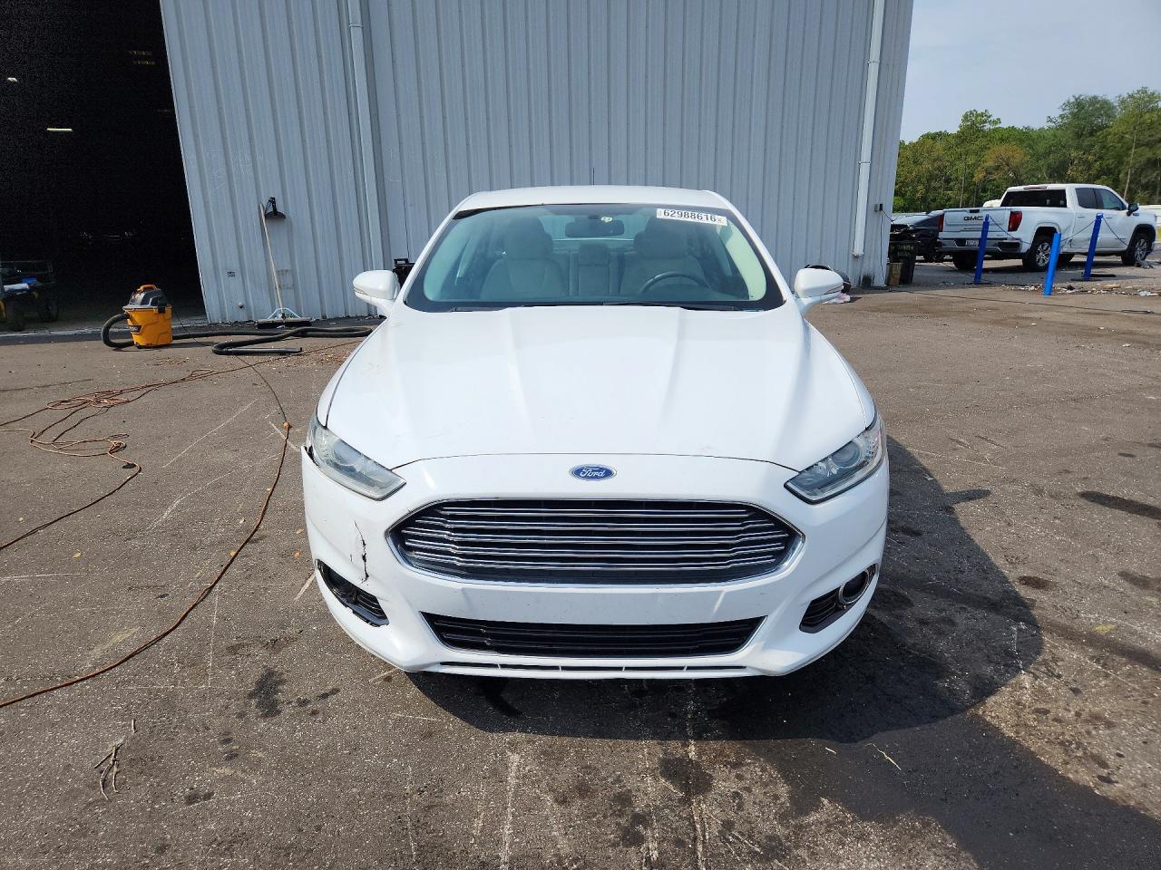 2015 Ford Fusion Titanium White vin: 3FA6P0K92FR253868