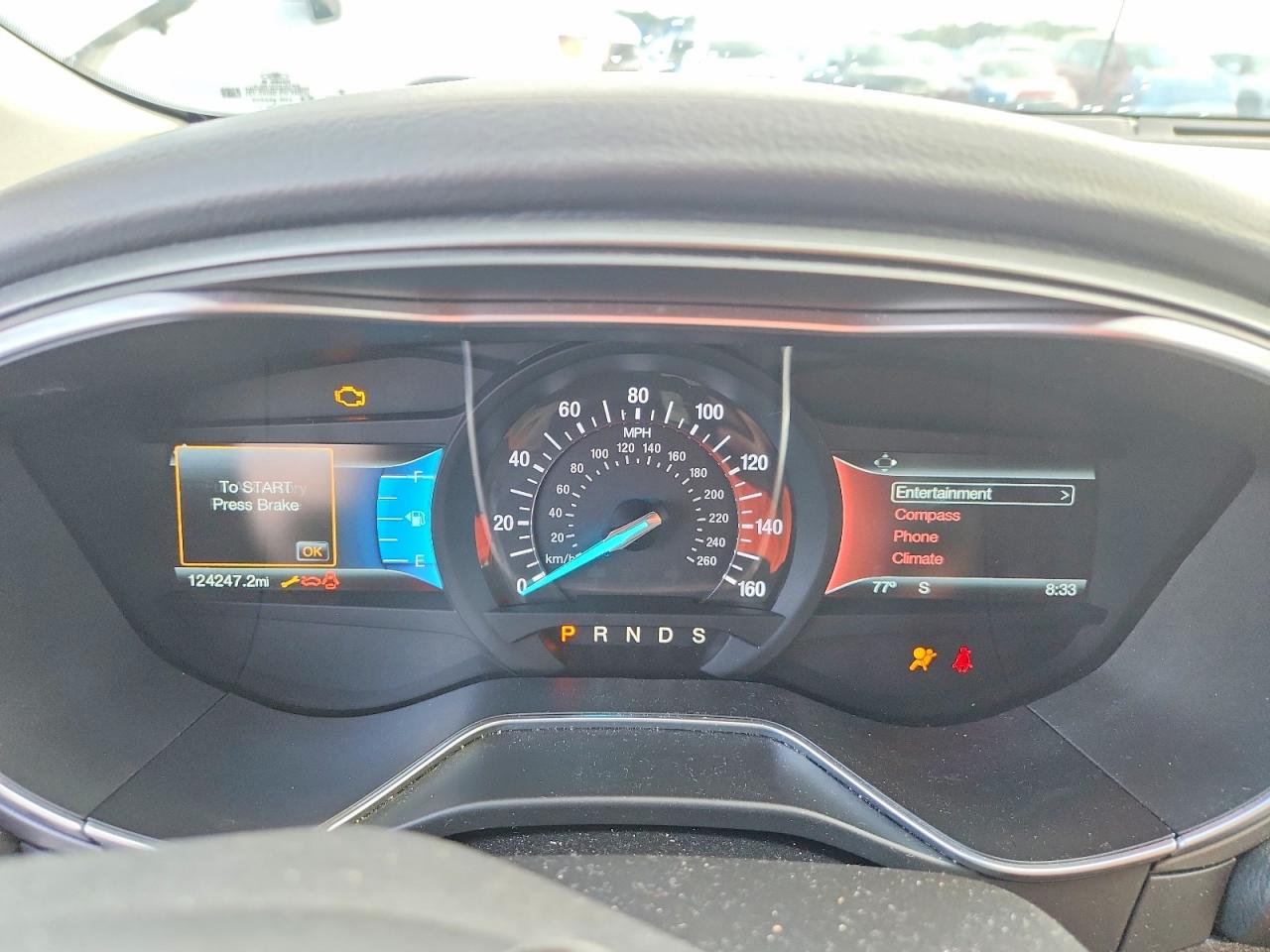 2015 Ford Fusion Titanium White vin: 3FA6P0K92FR253868