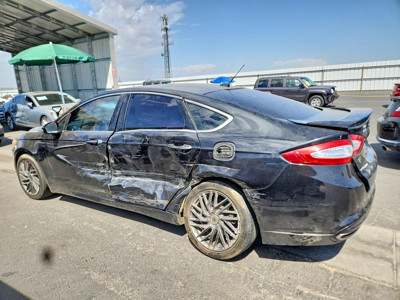 2015 Ford Fusion Titanium Black vin: 3FA6P0K92FR253904